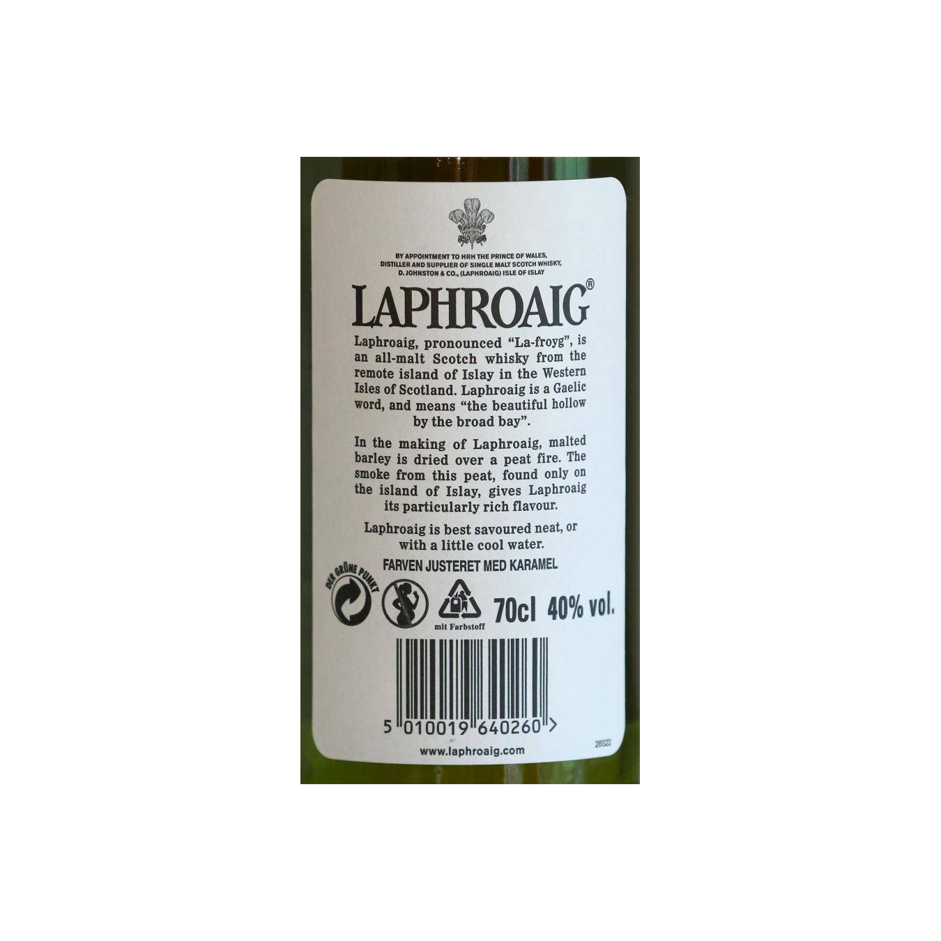 Laphroaig 10 Years Single Malt Whisky 2