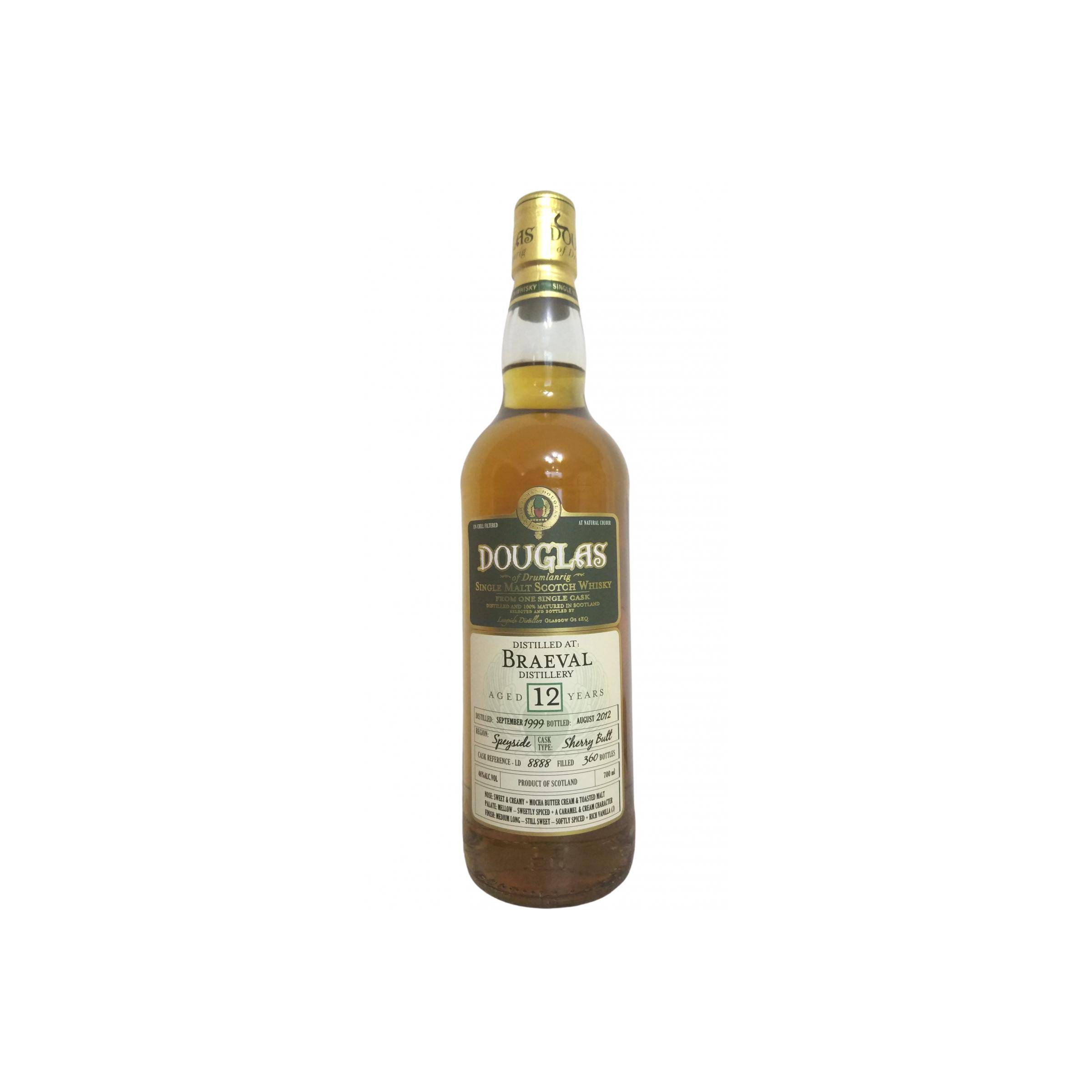 Braeval 1999 12 Years Single Malt Whisky