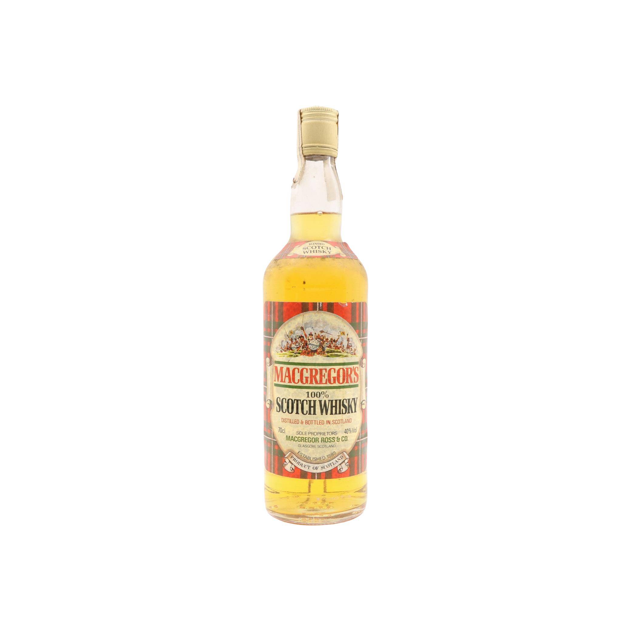Macgregor's 100% Scotch Whisky McGR