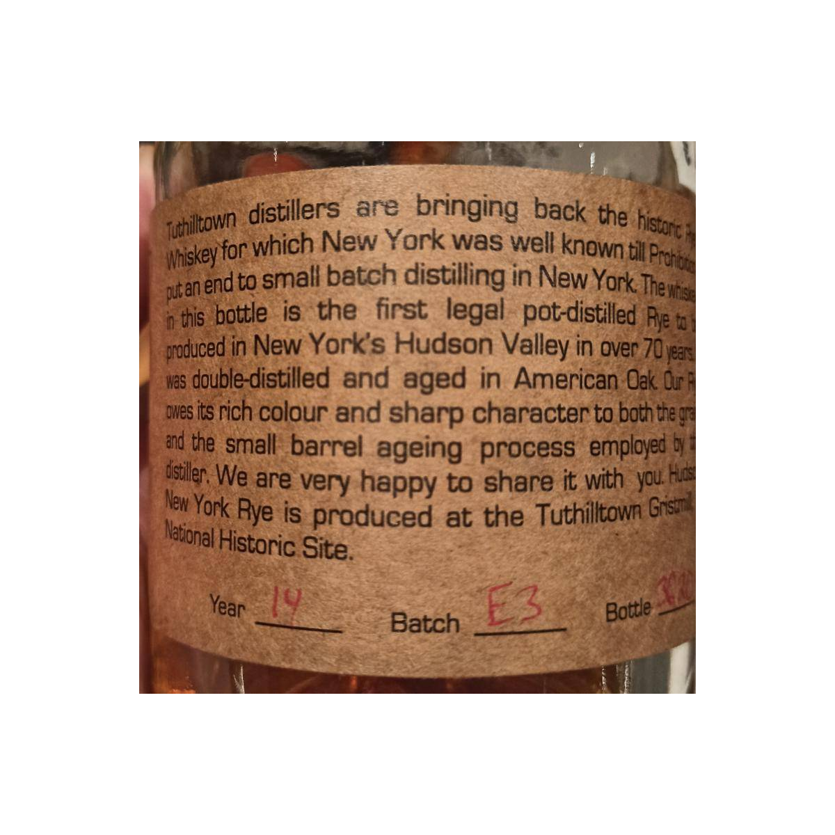 Hudson Manhattan Rye Whiskey 2