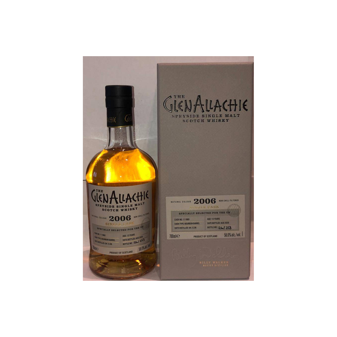 The GlenAllachie Single Cask 2006 13 Years Single Malt Whisky 2