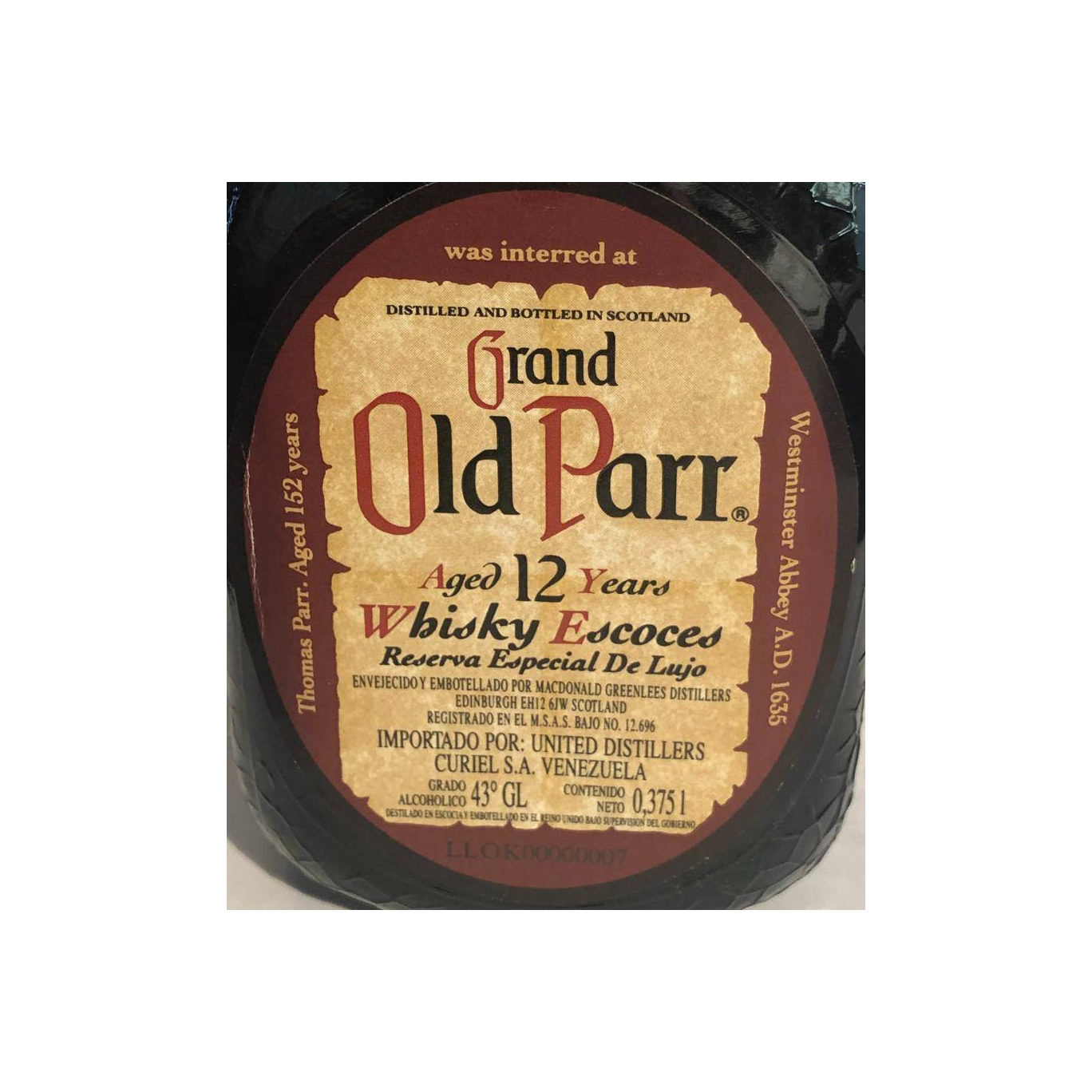 Grand Old Parr 12-year-old 3