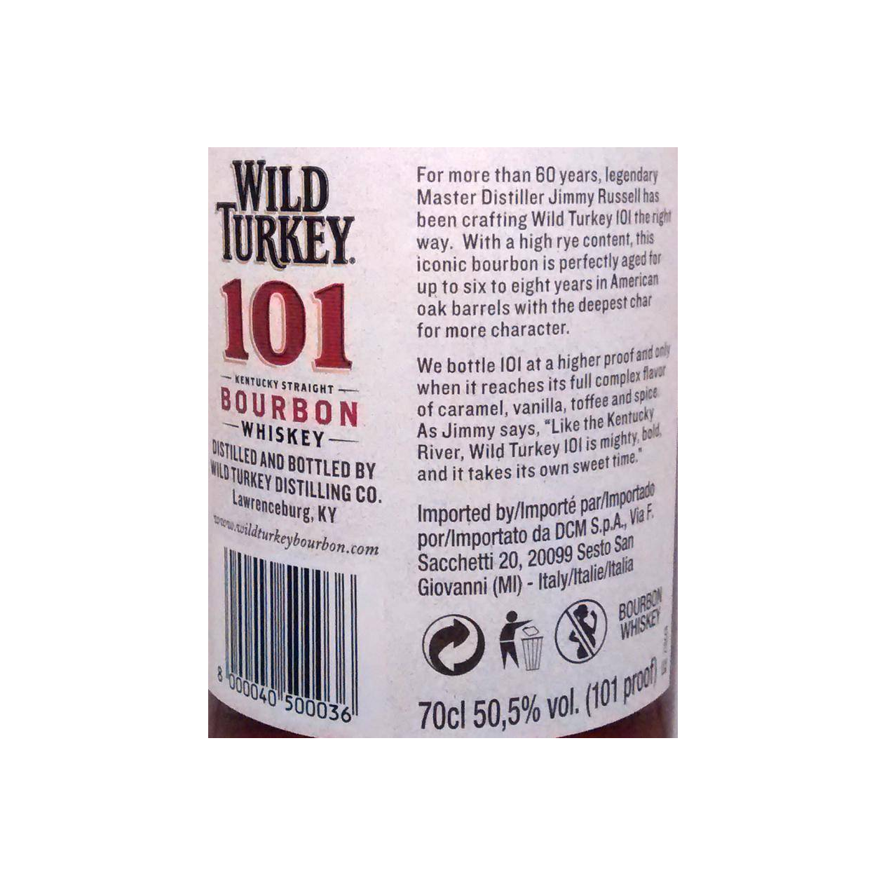 Wild Turkey Kentucky Straight Bourbon Whiskey Bourbon Whisky 3