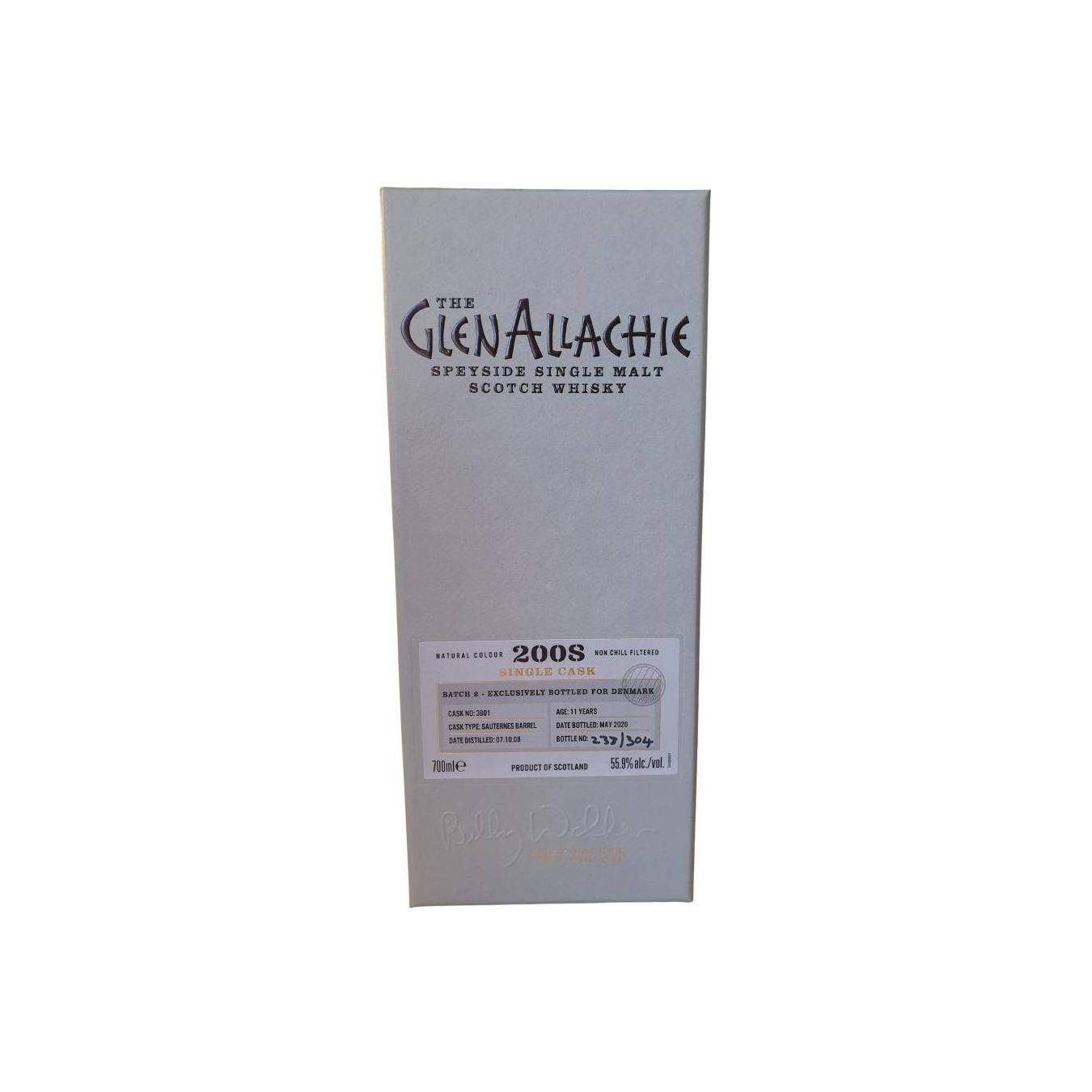 The GlenAllachie Single Cask 2008 11 Years Single Malt Whisky 2