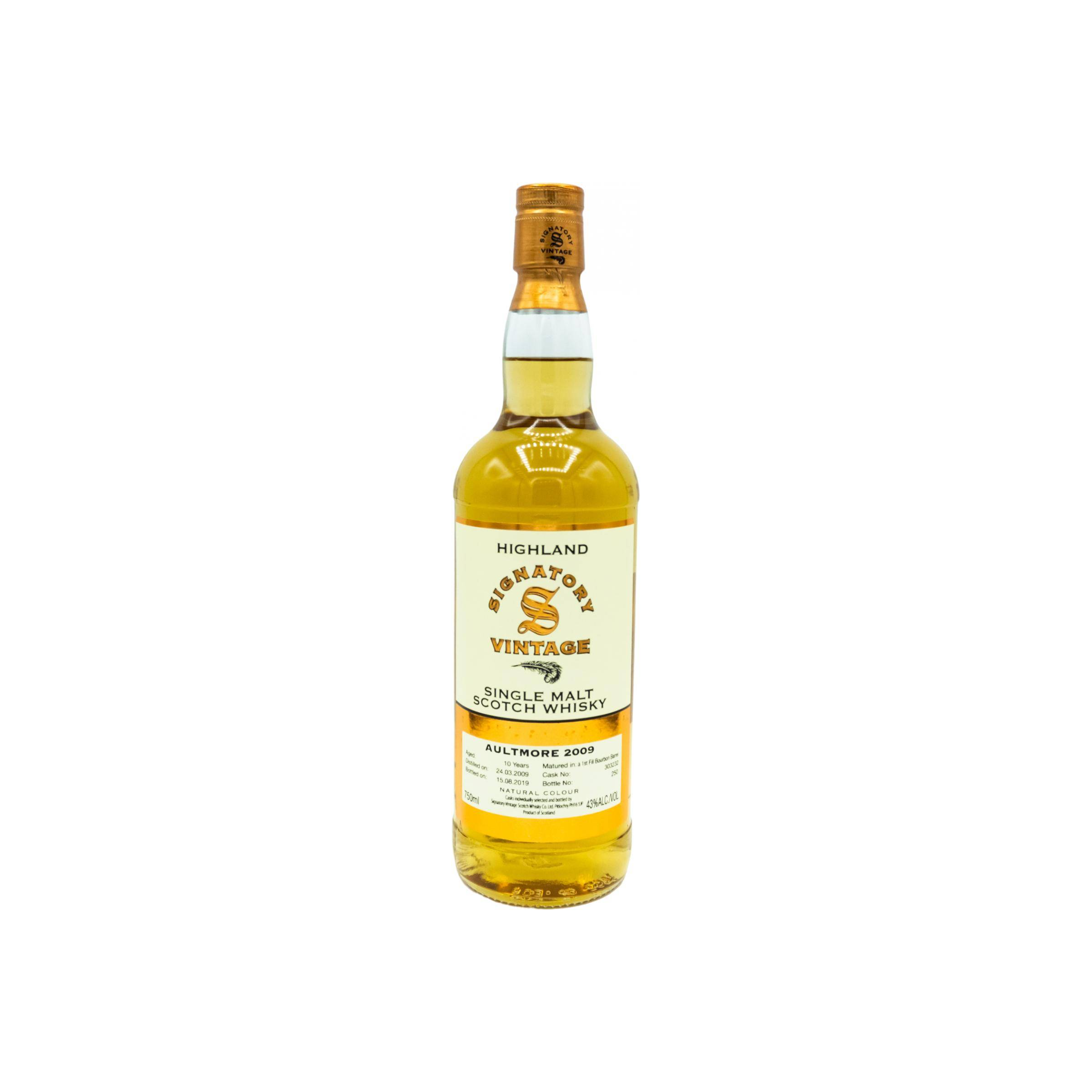 Aultmore Vintage Collection 2009 10 Years Single Malt Whisky