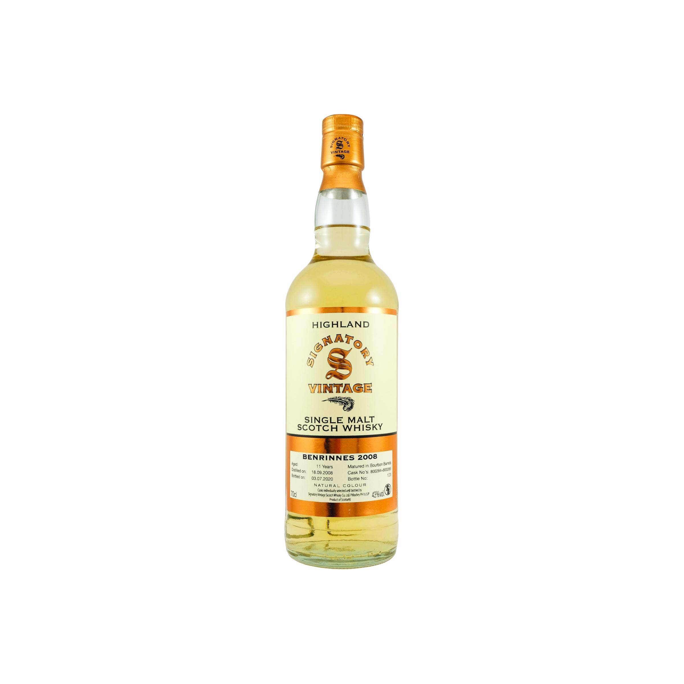 Benrinnes Vintage Collection 2008 11 Years Single Malt Whisky