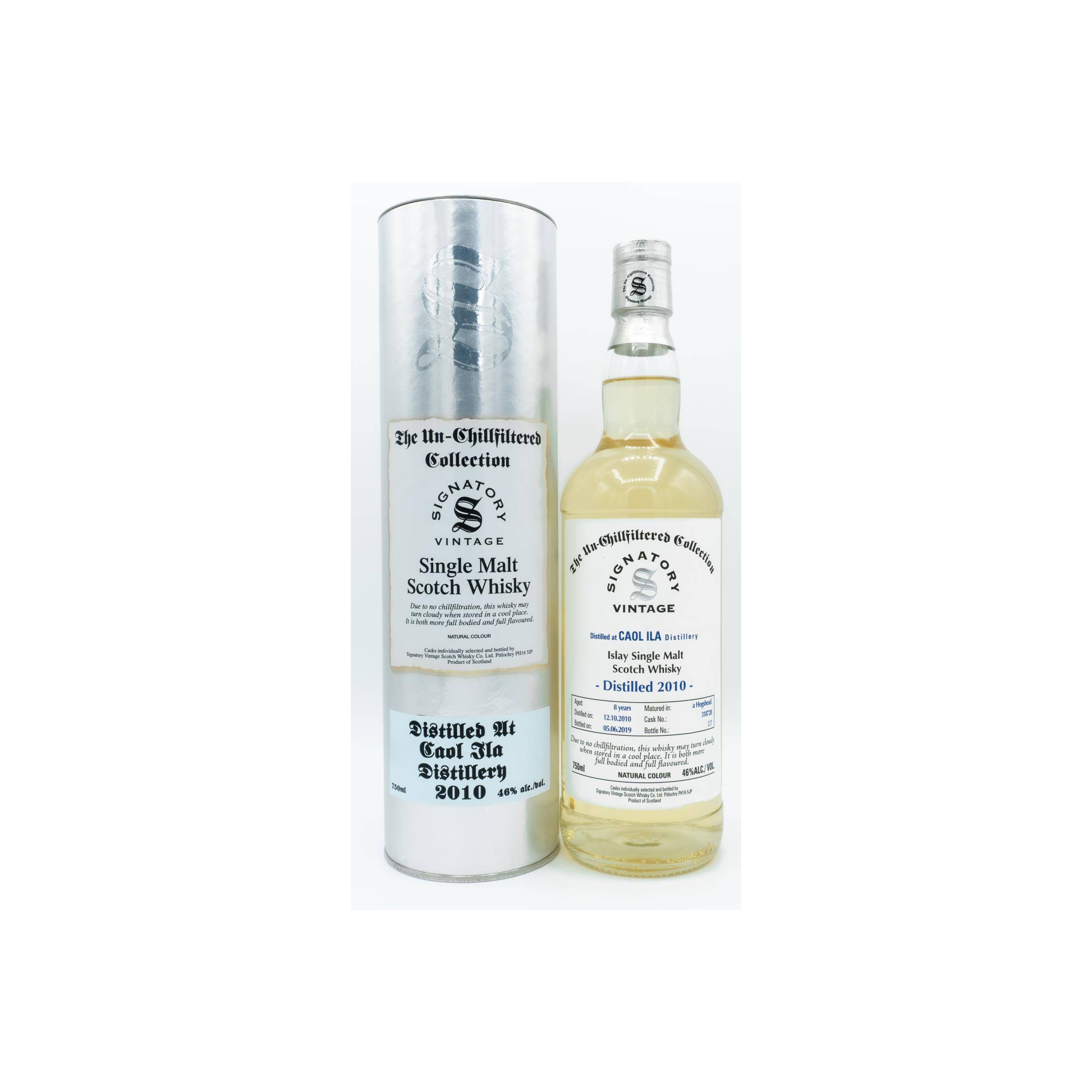 Caol Ila The Un-Chillfiltered Collection 2010 8 Years Single Malt Whisky 2