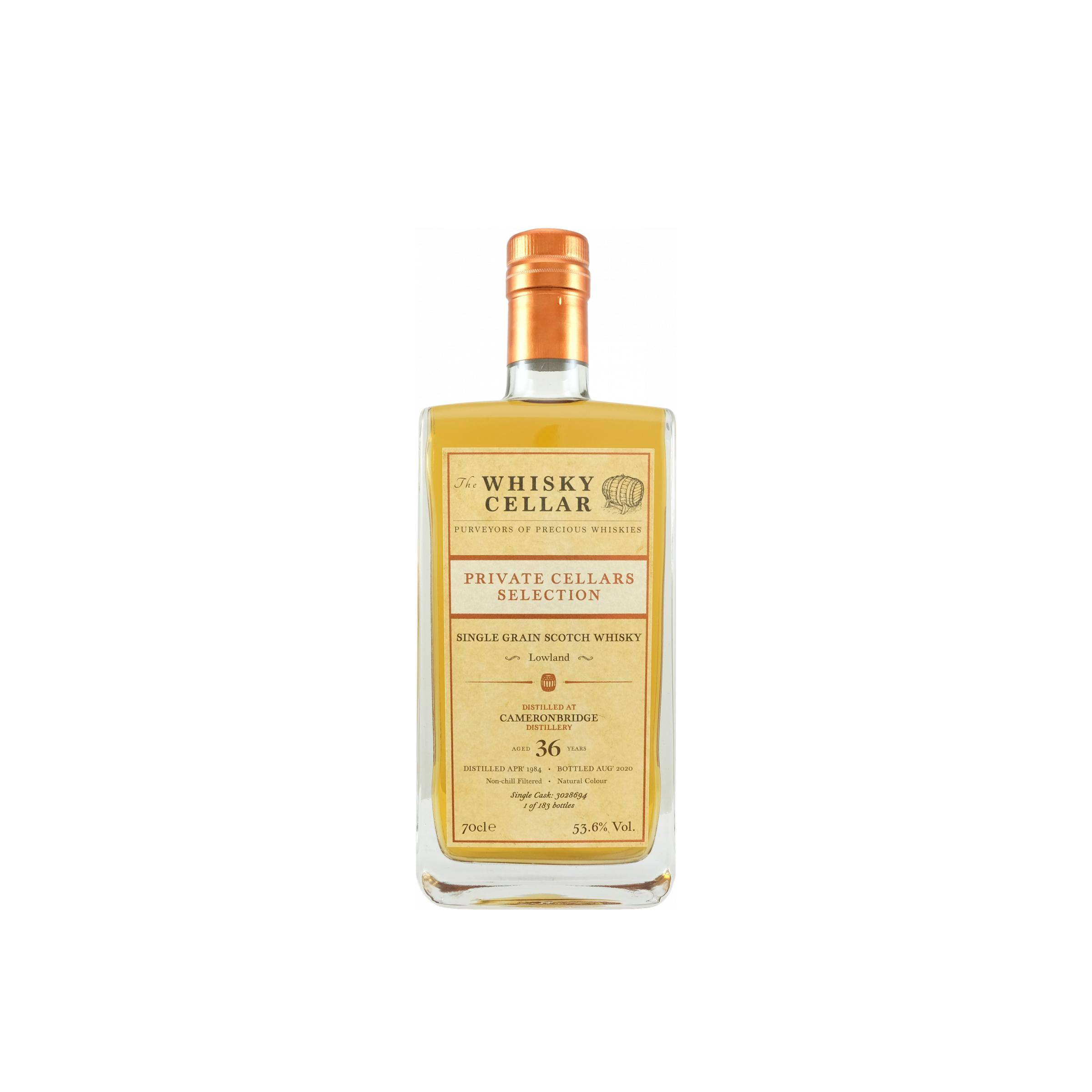 Cameronbridge 1984 36 Years Single Grain Whisky