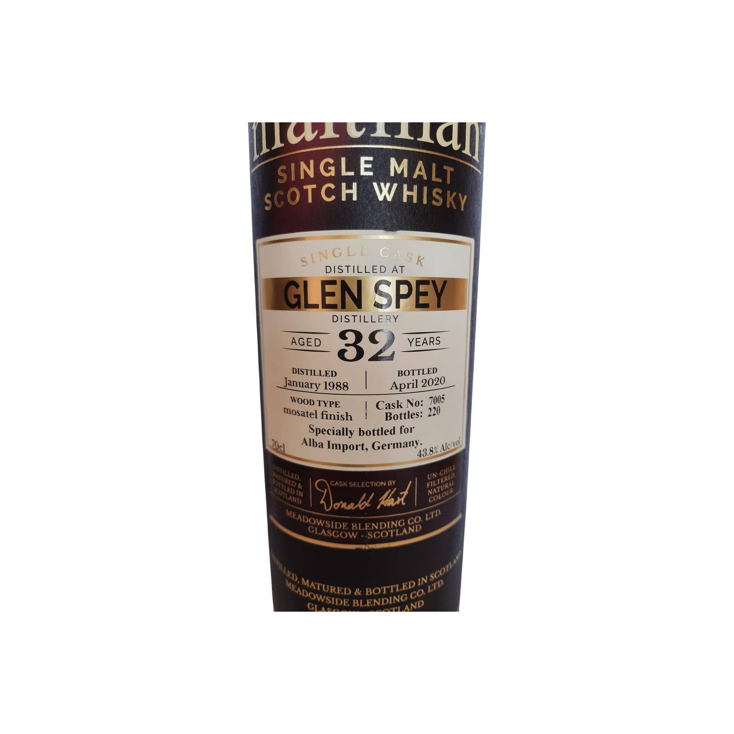Glen Spey 1988 32 Years Single Malt Whisky 3