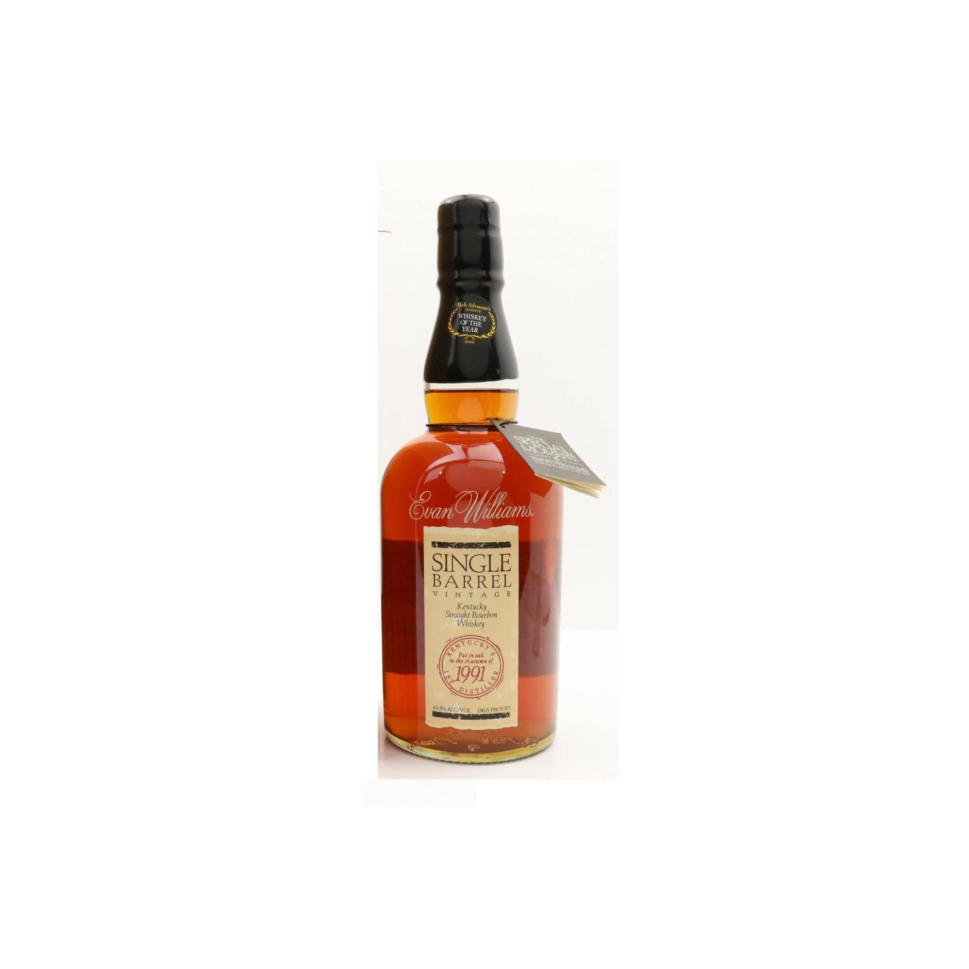 Evan Williams 1991 Bourbon Whisky