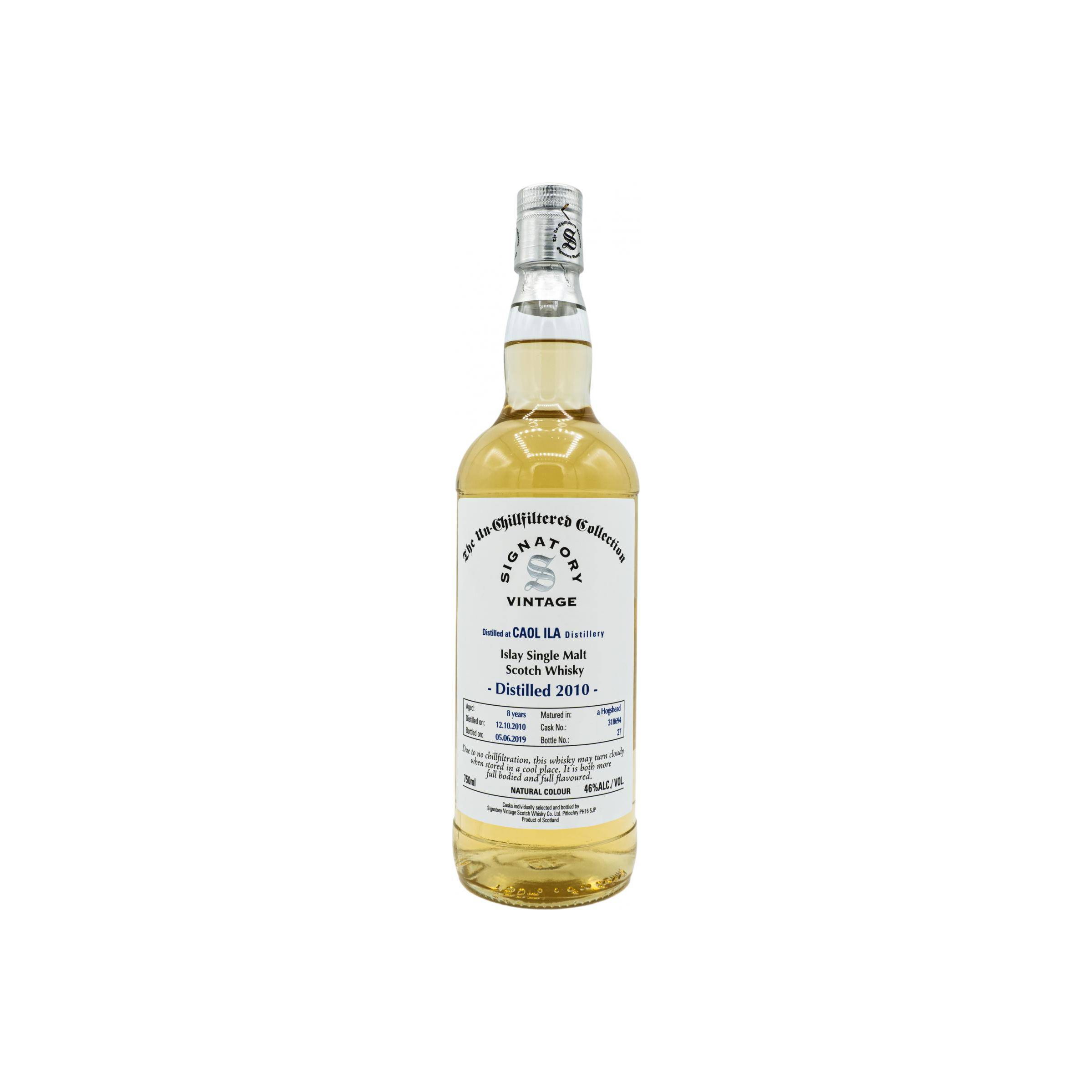 Caol Ila The Un-Chillfiltered Collection 2010 8 Years Single Malt Whisky