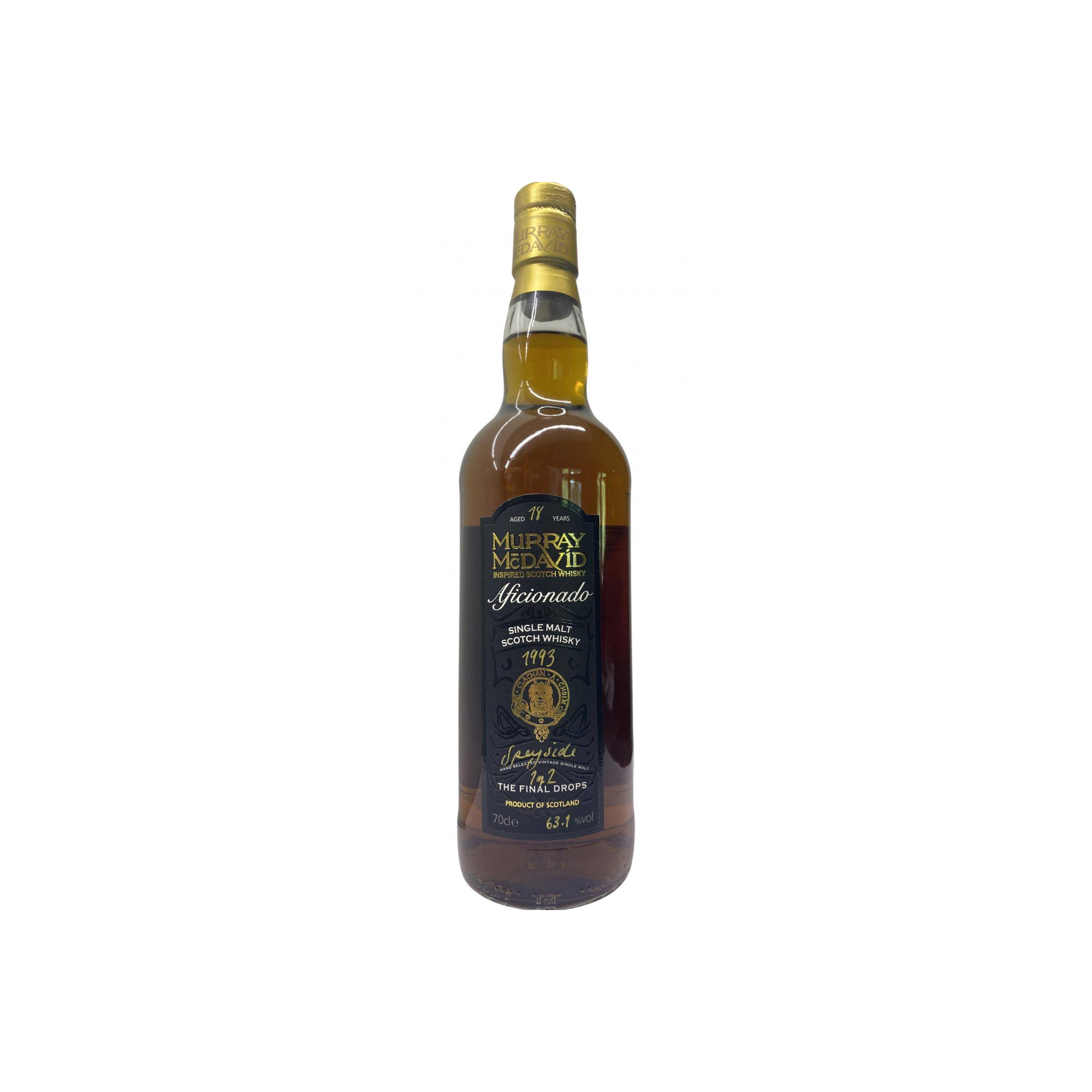 Murray McDavid 1993 18 Years Single Malt Whisky