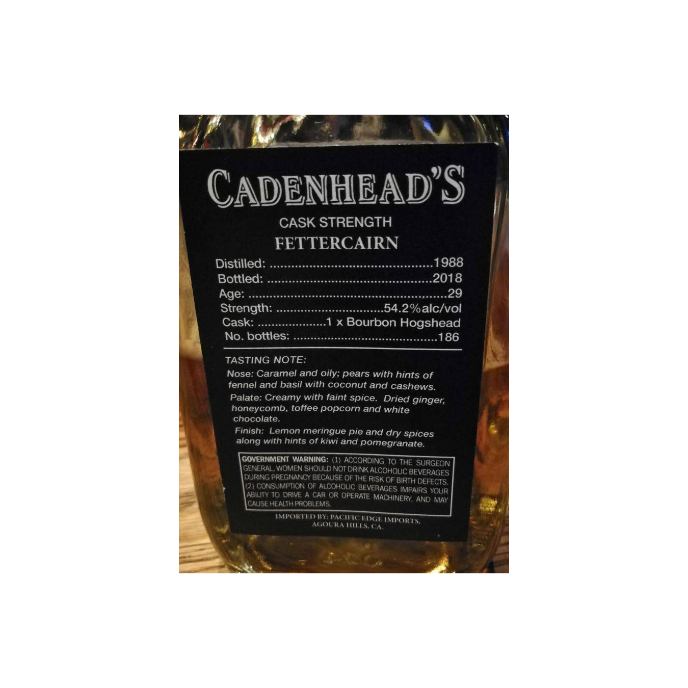 Fettercairn Single Cask 1988 29 Years Single Malt Whisky 2
