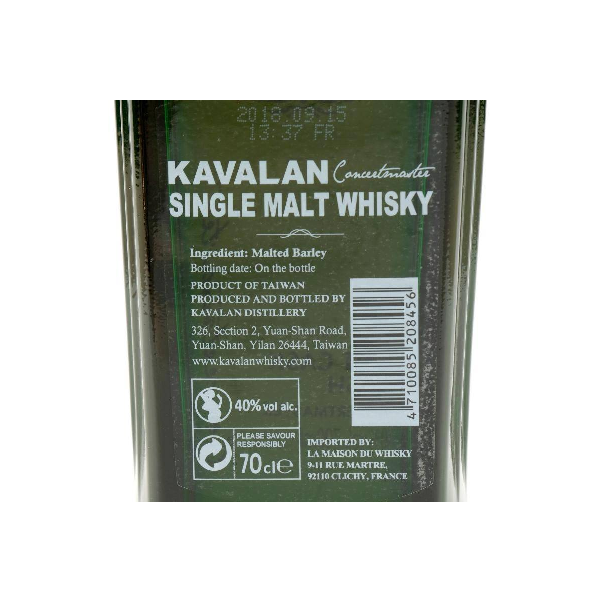 Kavalan Single Malt Whisky 2