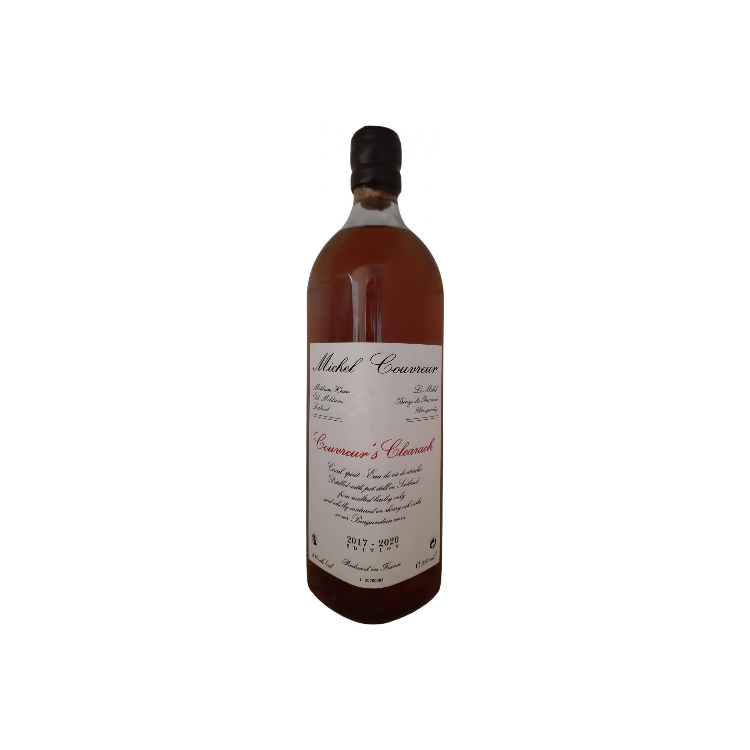 Michel Couvreur 2017 3 Years Blended Whisky