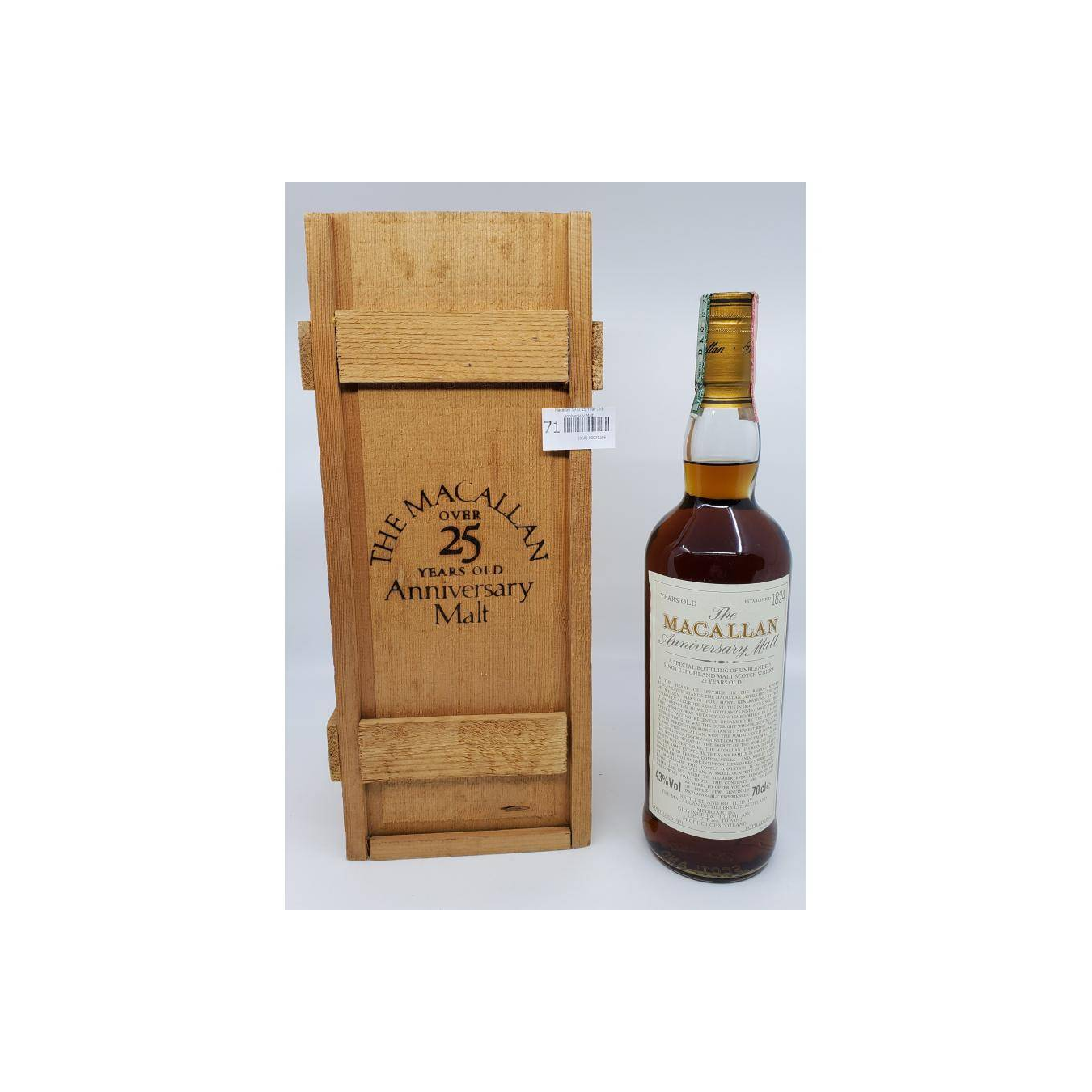 The Macallan 1971 25 Years Single Malt Whisky