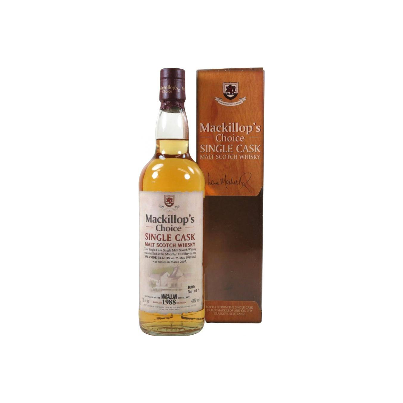 The Macallan Single Cask 1988 18 Years Single Malt Whisky