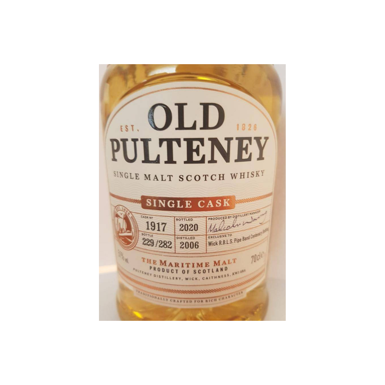 Old Pulteney Single Cask 2006 14 Years Single Malt Whisky
