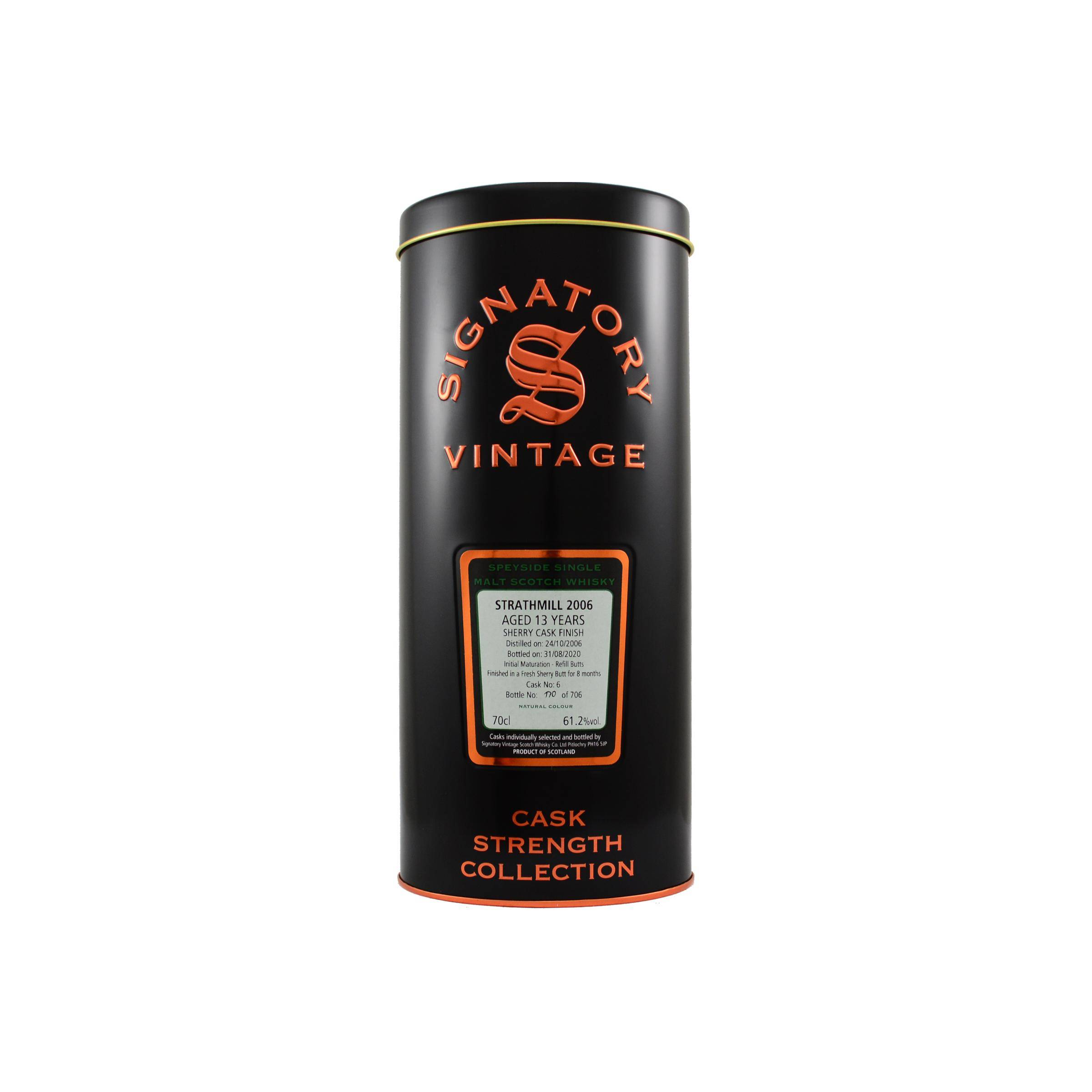 Strathmill Cask Strength Collection 2006 13 Years Single Malt Whisky 2