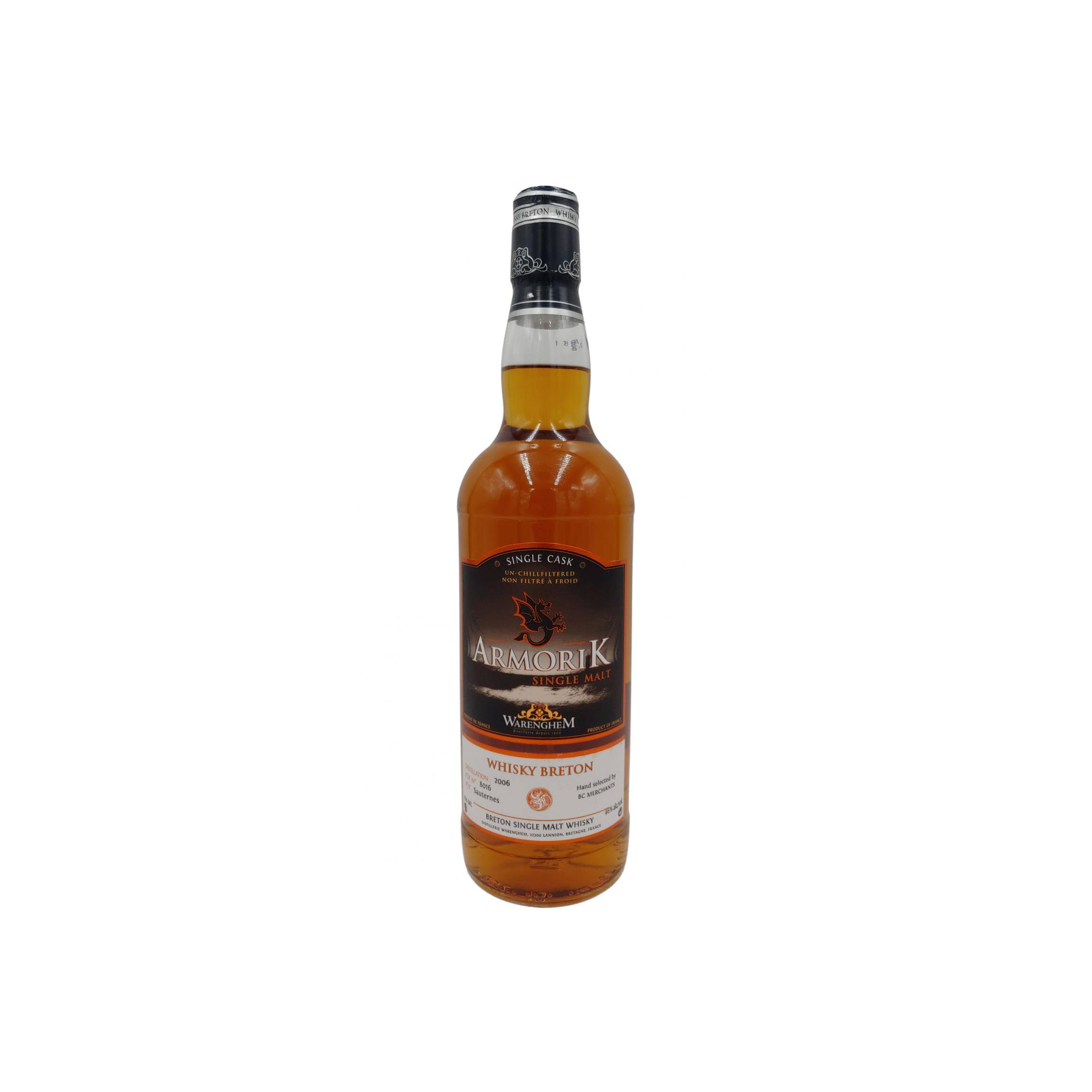 Armorik Single Cask 2006 9 Years Single Malt Whisky