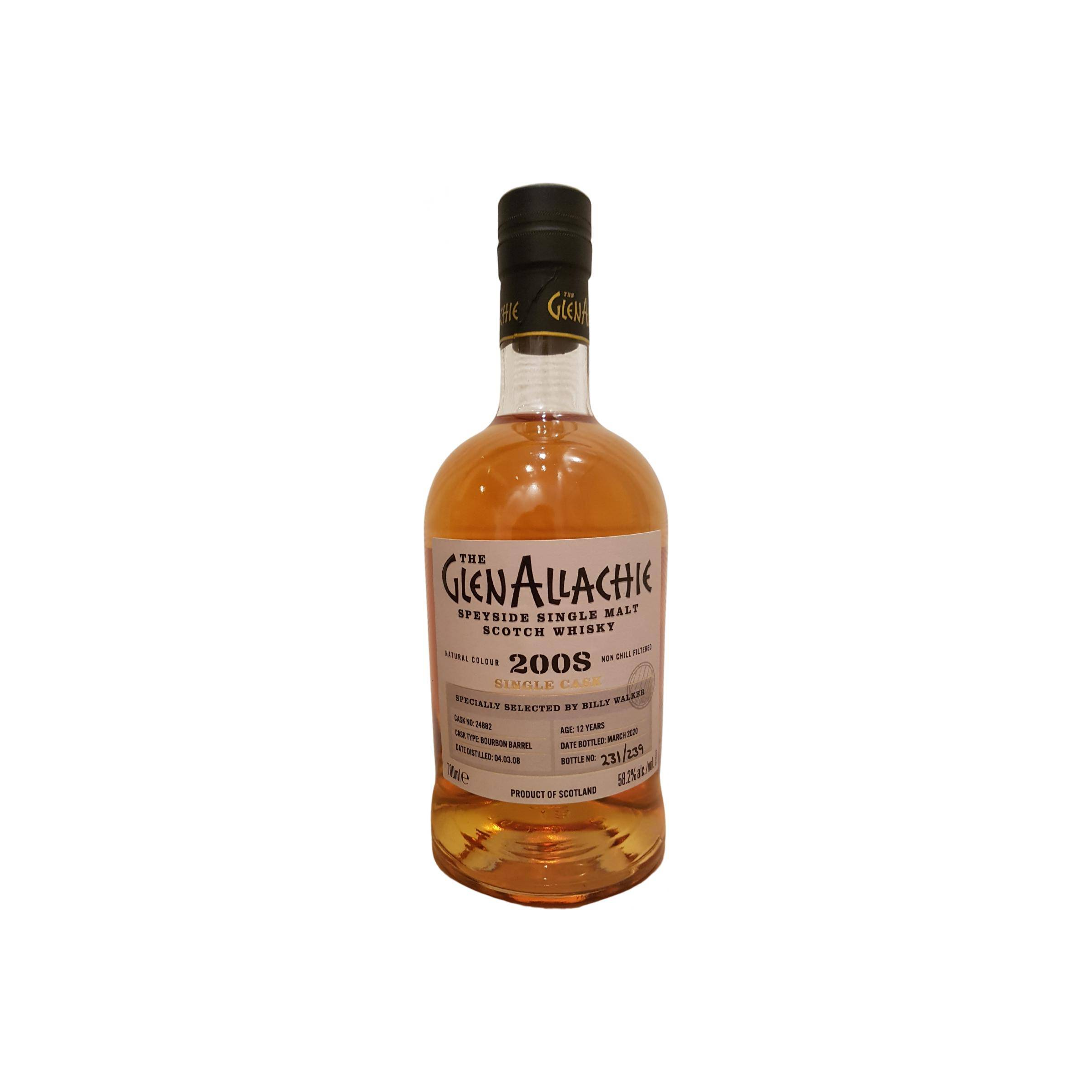 The GlenAllachie Single Cask 2008 12 Years Single Malt Whisky