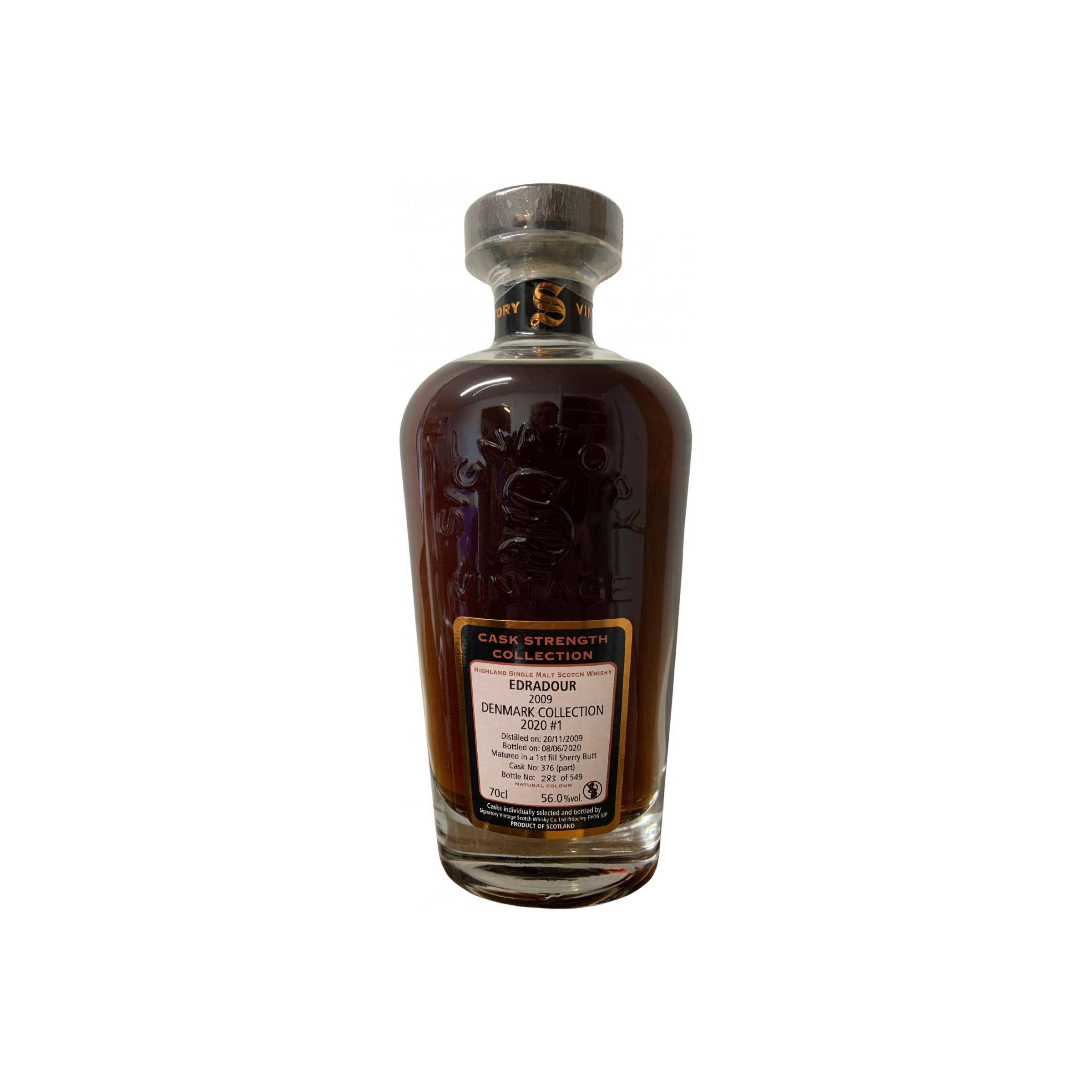 Edradour Cask Strength Collection 2009 10 Years Single Malt Whisky