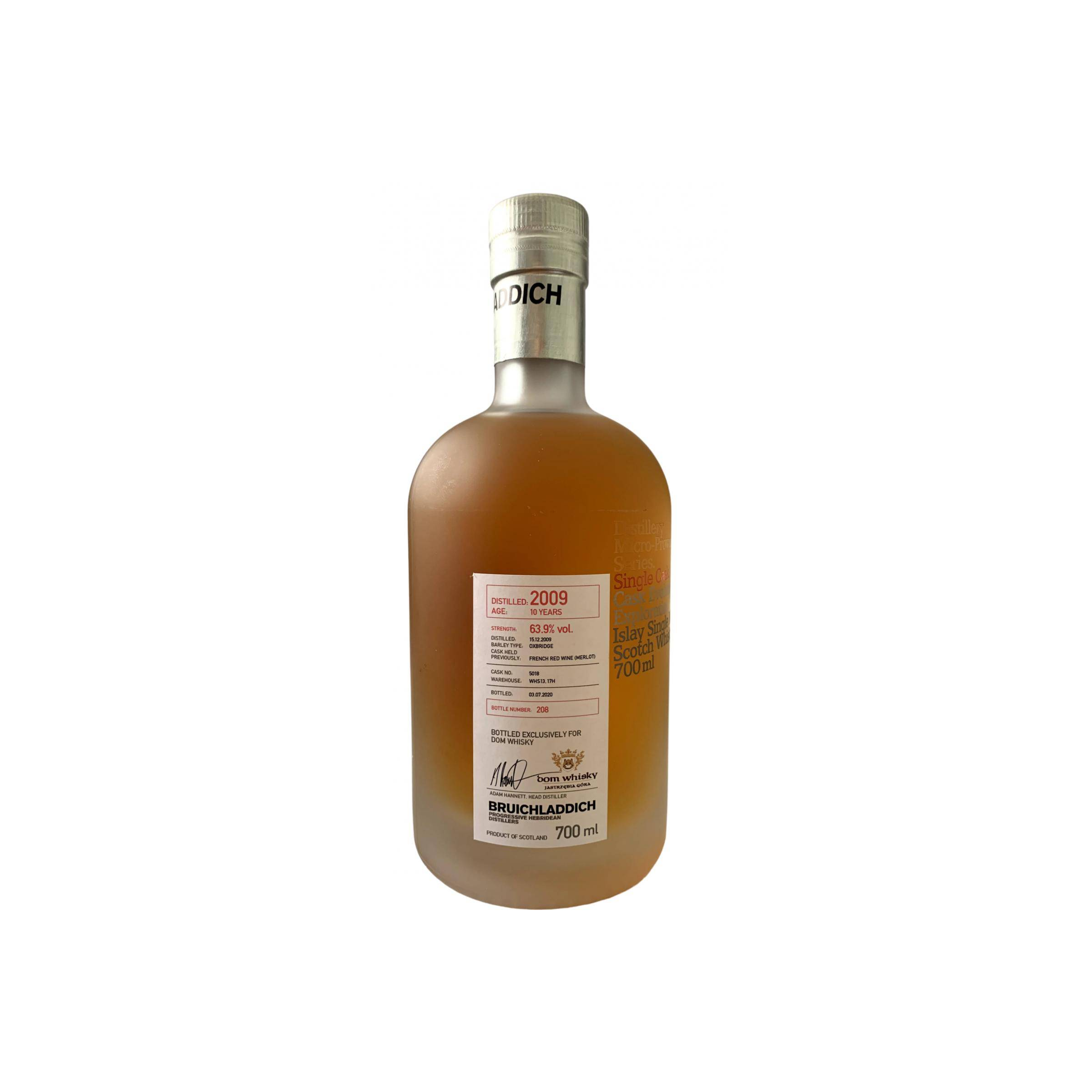 Bruichladdich 2009 10 Years Single Malt Whisky