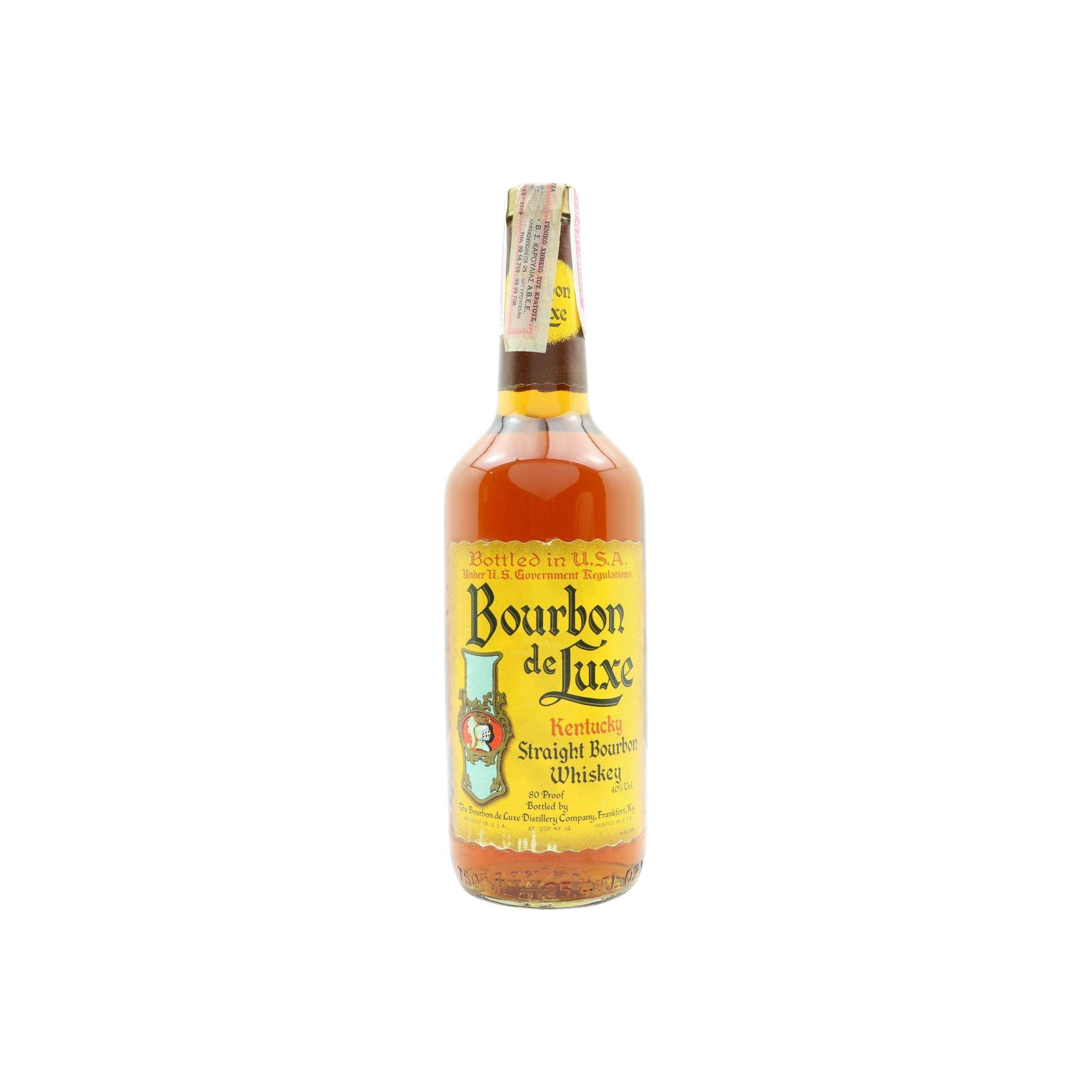 Bourbon de Luxe Kentucky Straight Bourbon Whiskey