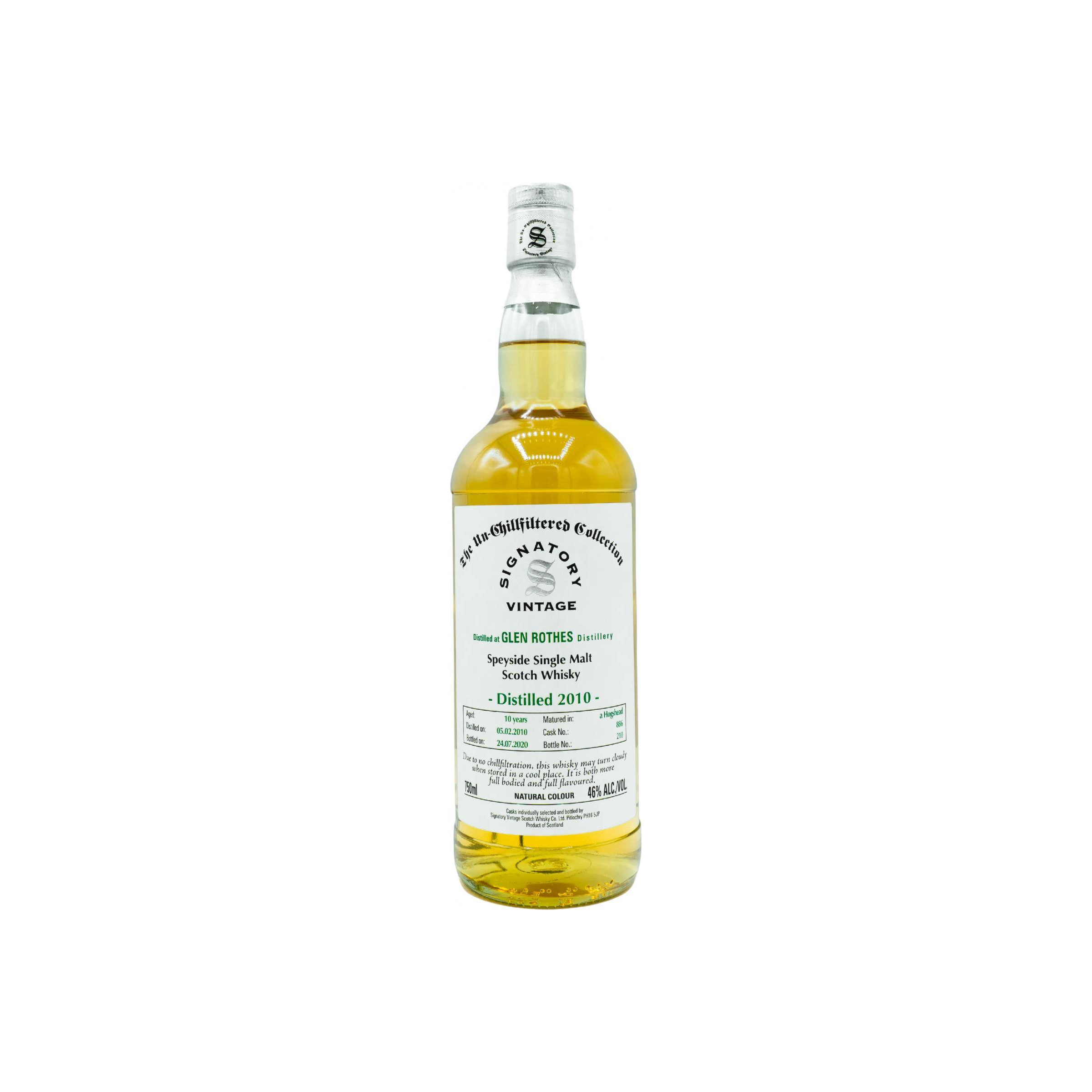The Glenrothes The Un-Chillfiltered Collection 2010 10 Years Single Malt Whisky