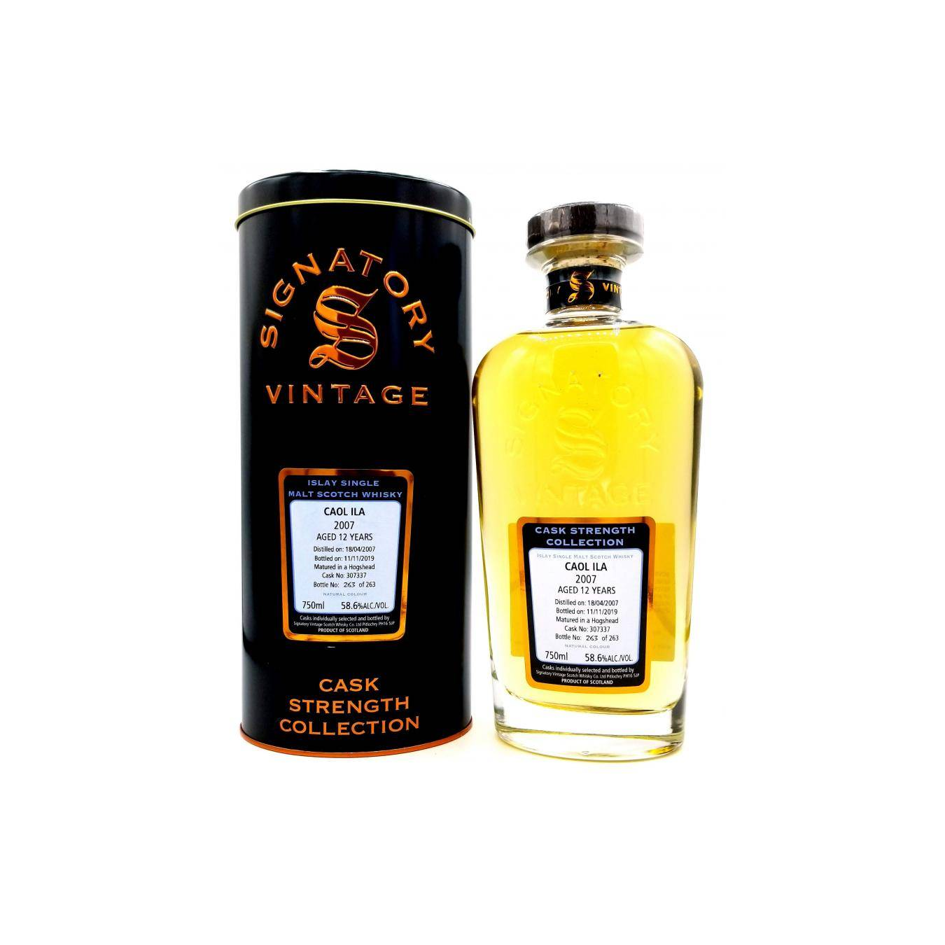 Caol Ila Cask Strength Collection 2007 12 Years Single Malt Whisky 2