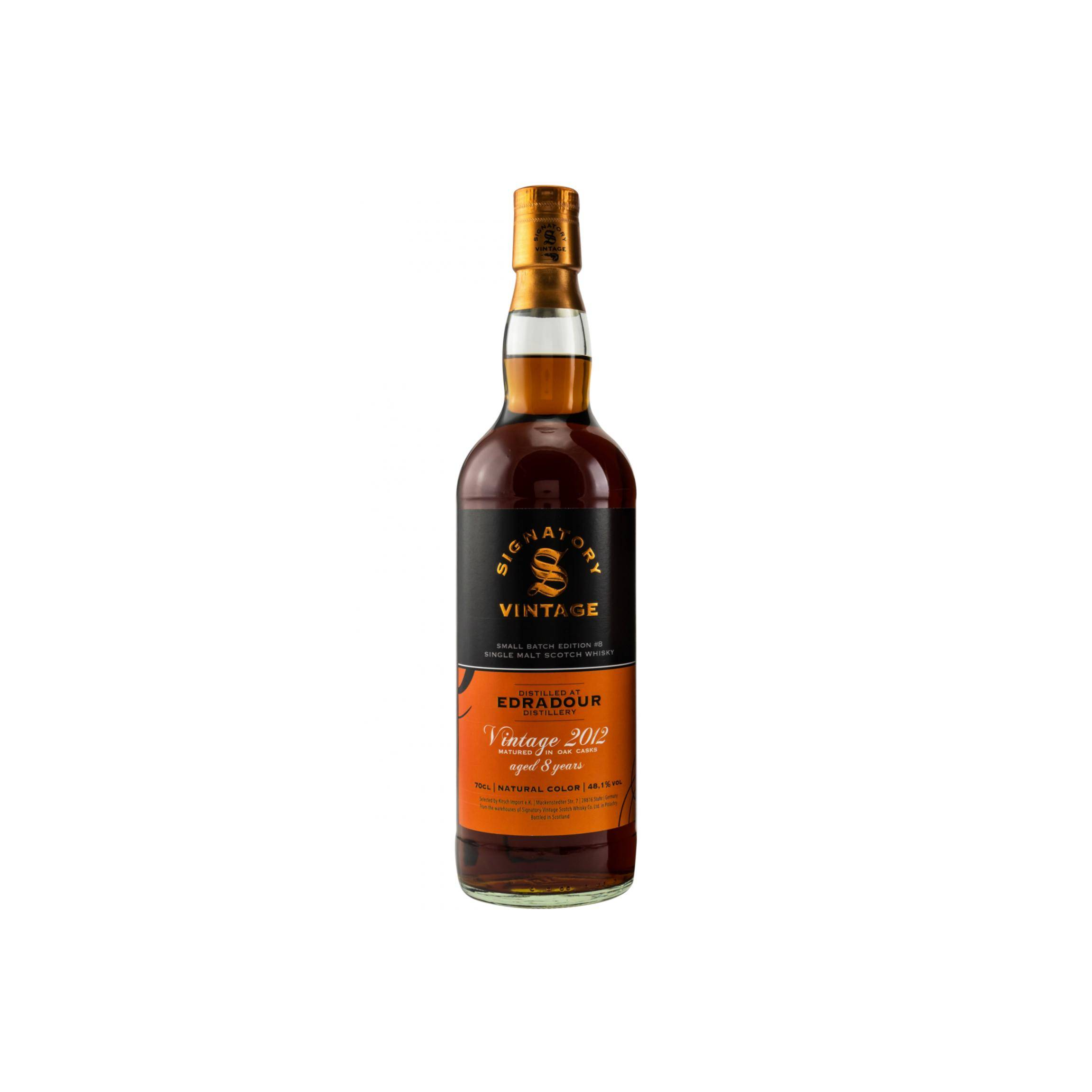 Edradour 2012 8 Years Single Malt Whisky