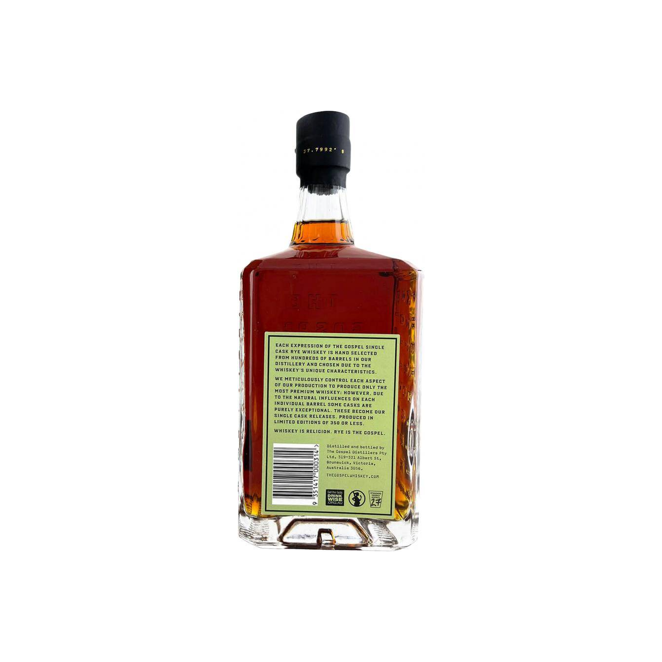 The Gospel Rye Whiskey 2
