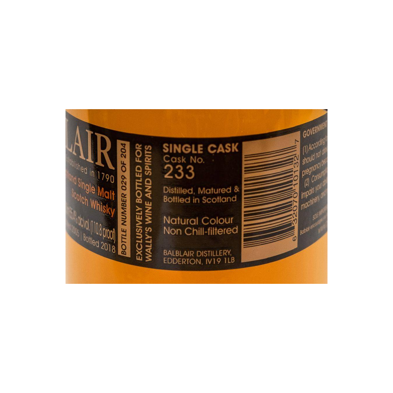 Balblair Single Cask 2005 13 Years Single Malt Whisky 3
