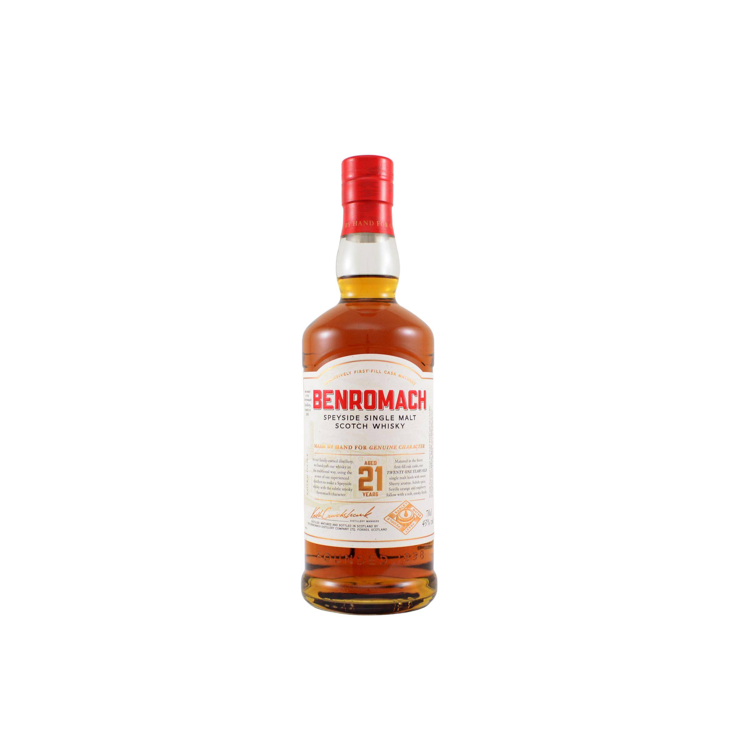 Benromach 21 Years Single Malt Whisky