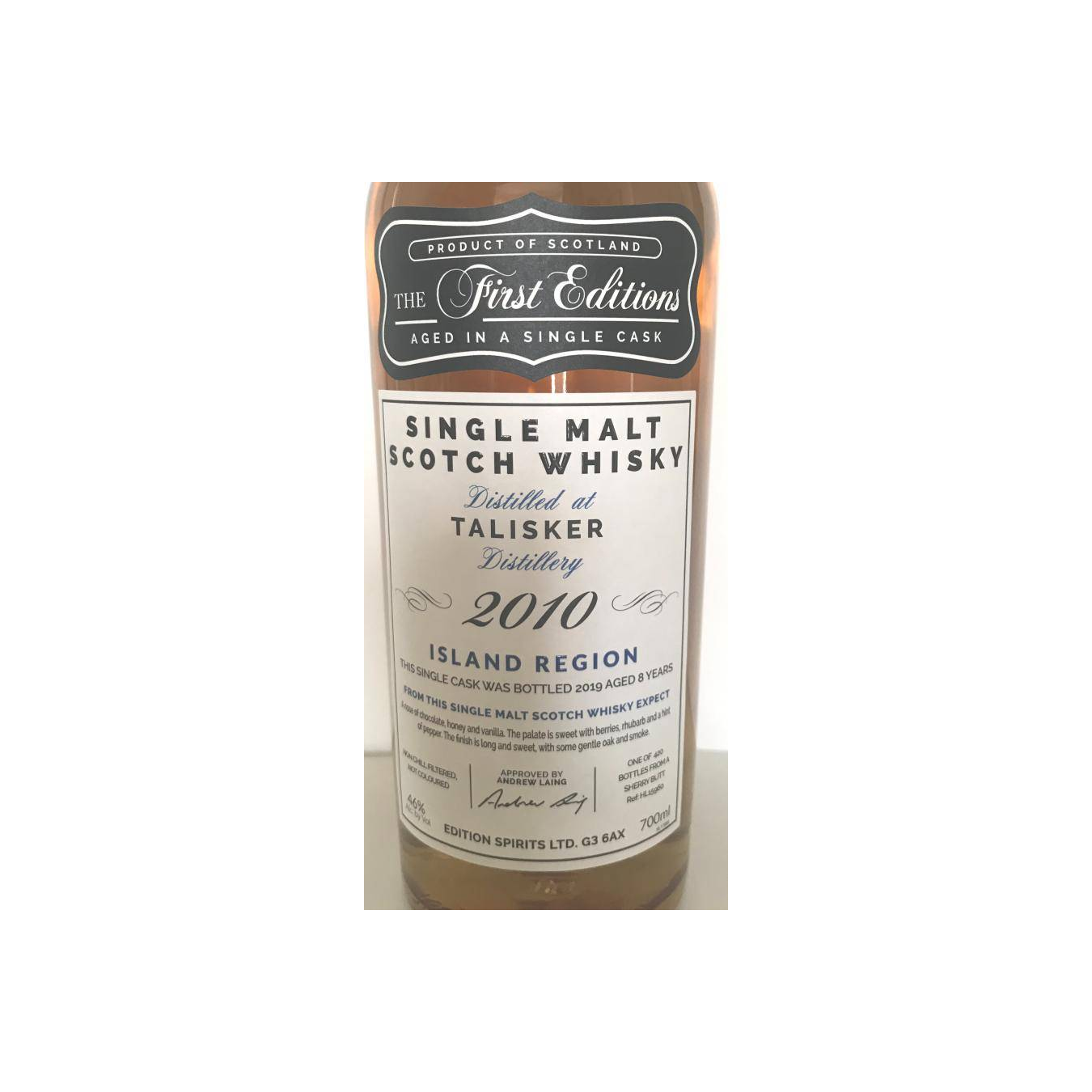 Talisker The First Editions 2010 8 Years Single Malt Whisky 3
