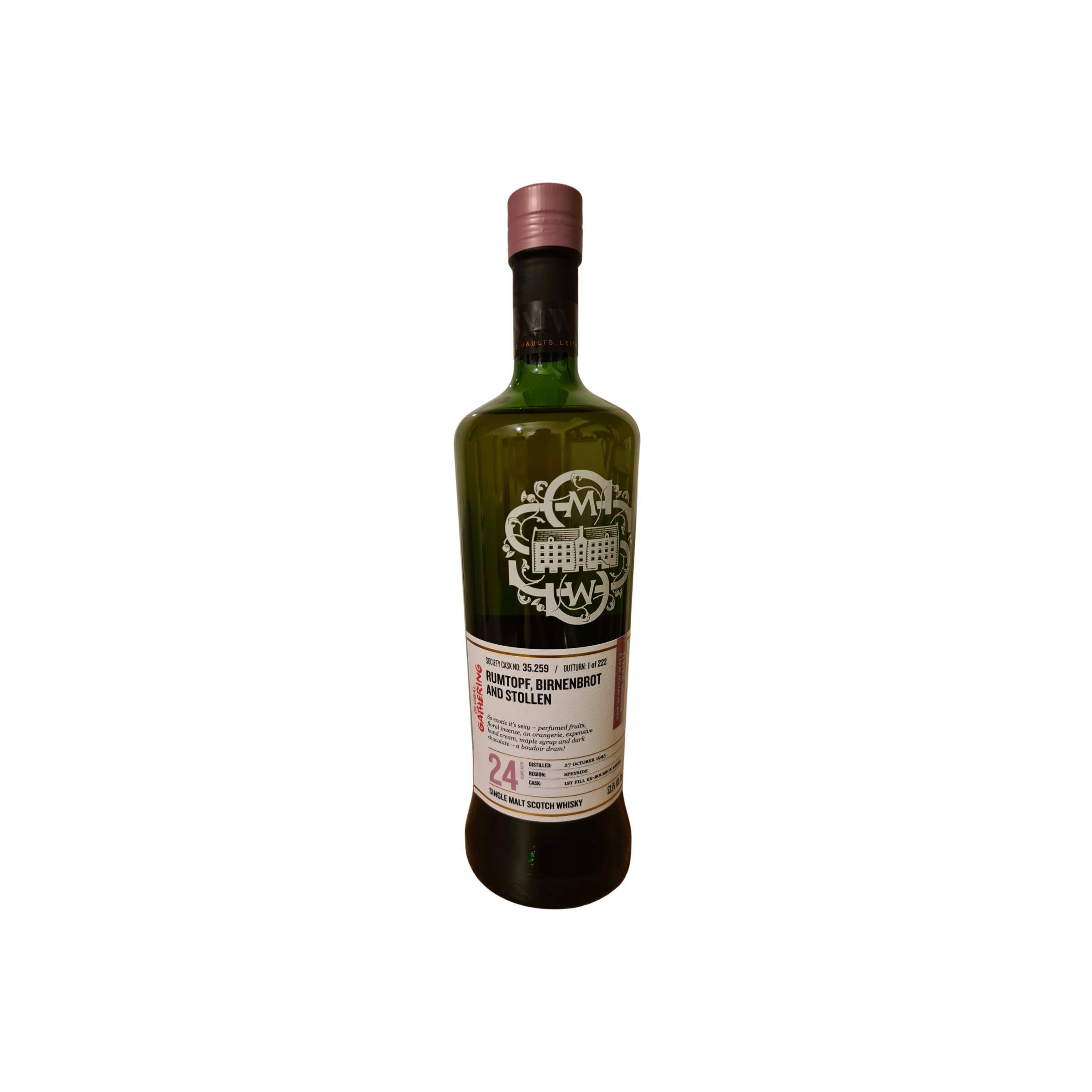 The Scotch Malt Whisky Society 1995 24 Years Single Malt Whisky