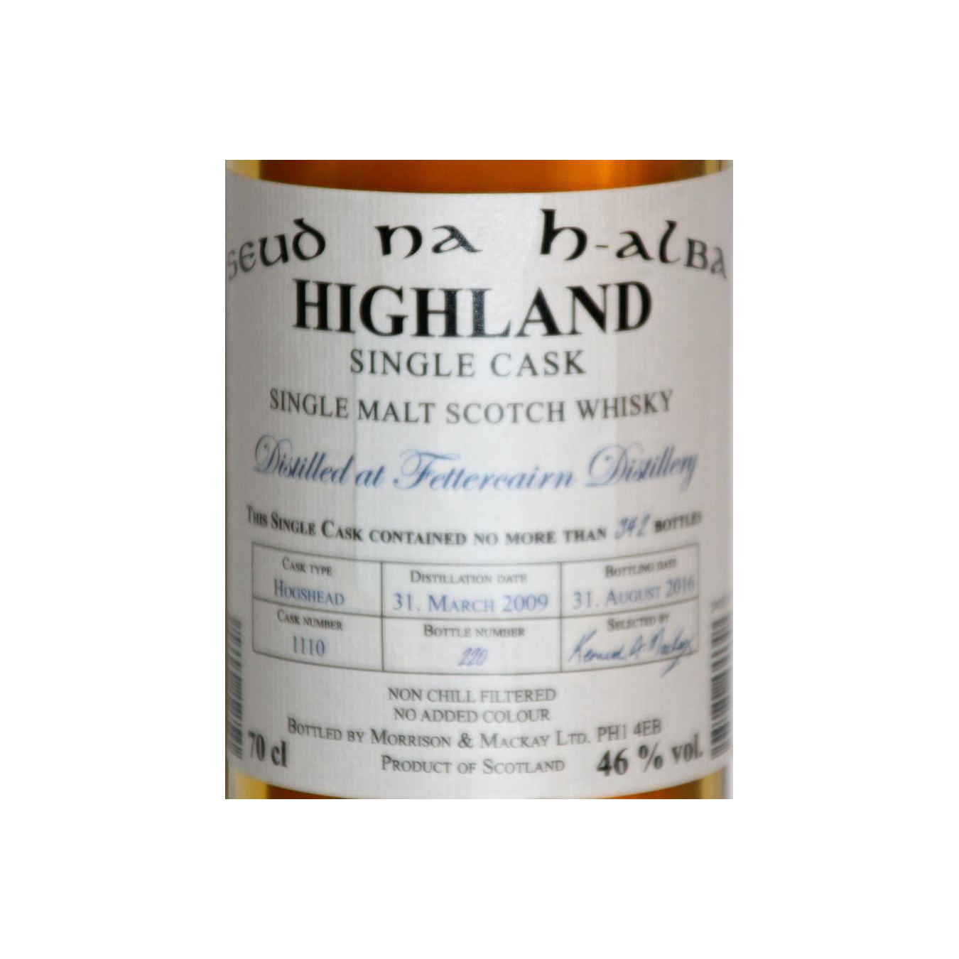 Fettercairn 2009 7 Years Single Malt Whisky