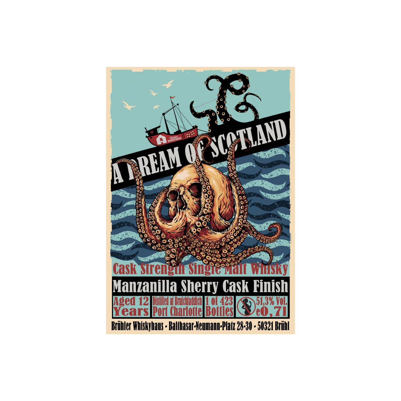 Bruichladdich 12 Years Single Malt Whisky 2