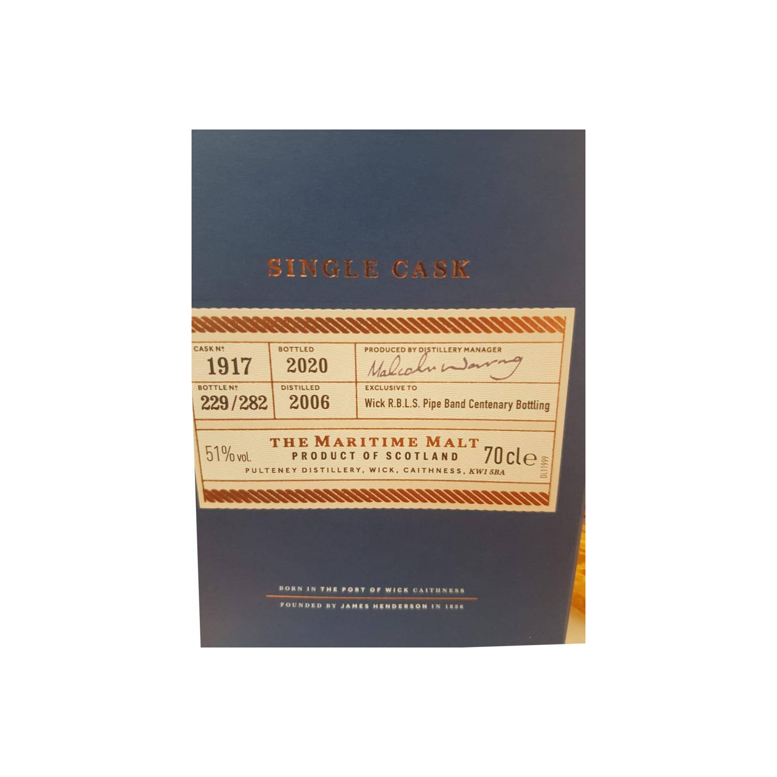 Old Pulteney Single Cask 2006 14 Years Single Malt Whisky 3