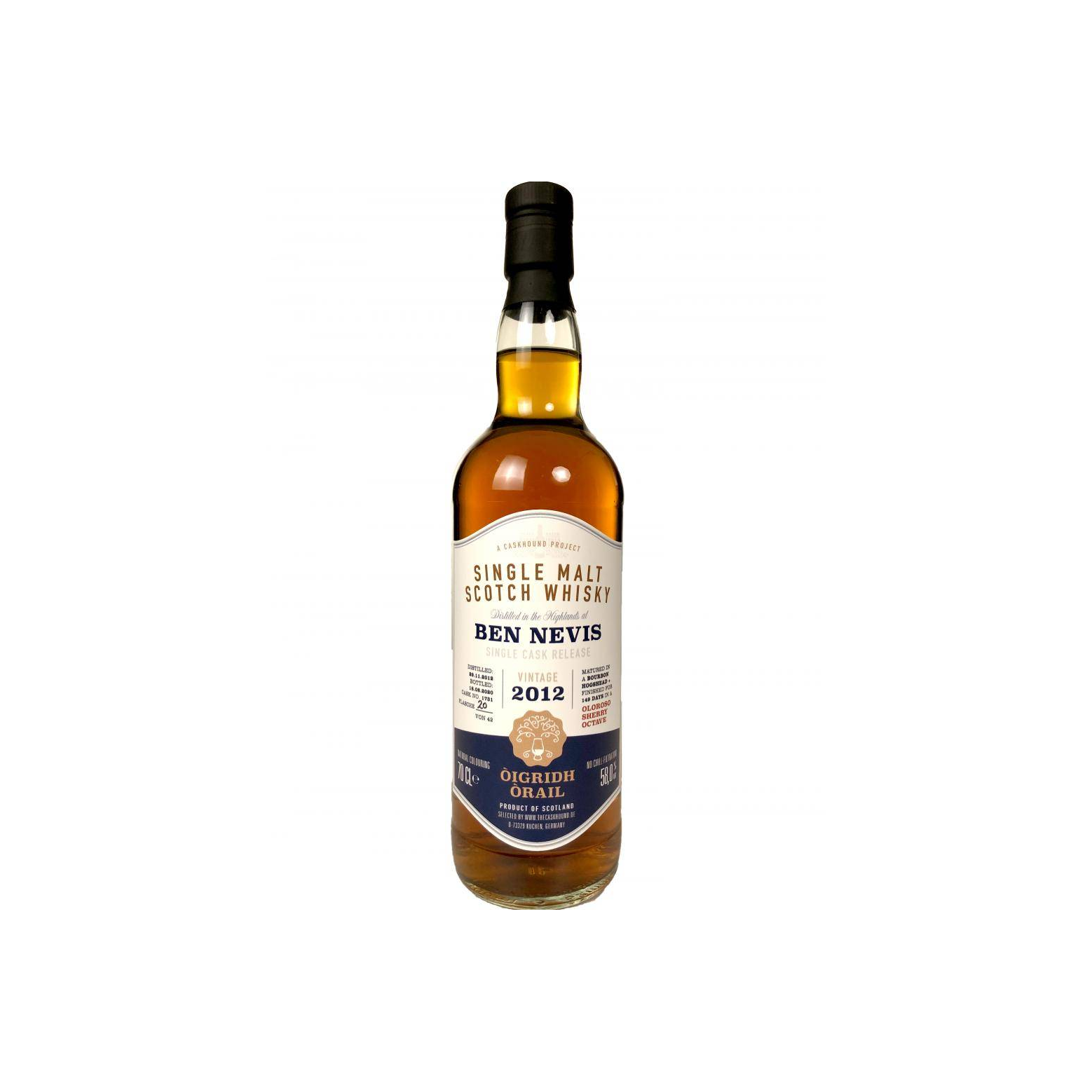 Ben Nevis 2012 7 Years Single Malt Whisky