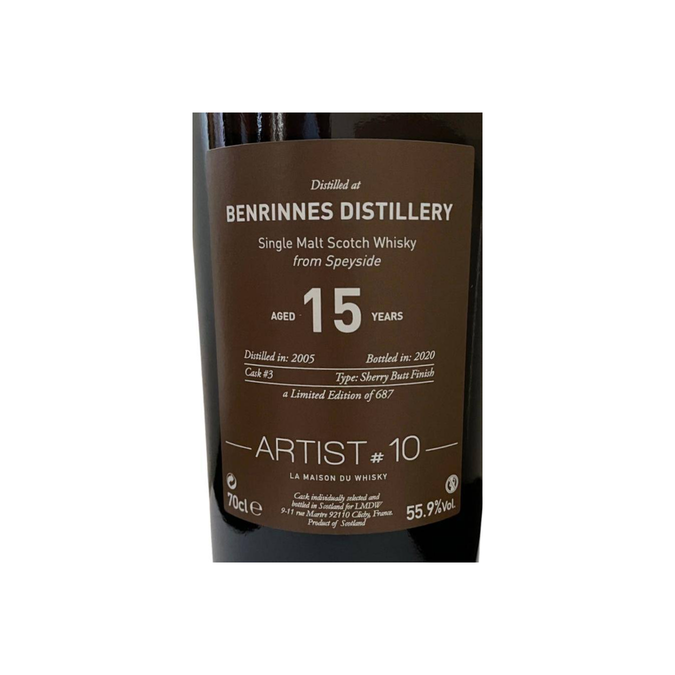 Benrinnes 2005 15 Years Single Malt Whisky 3