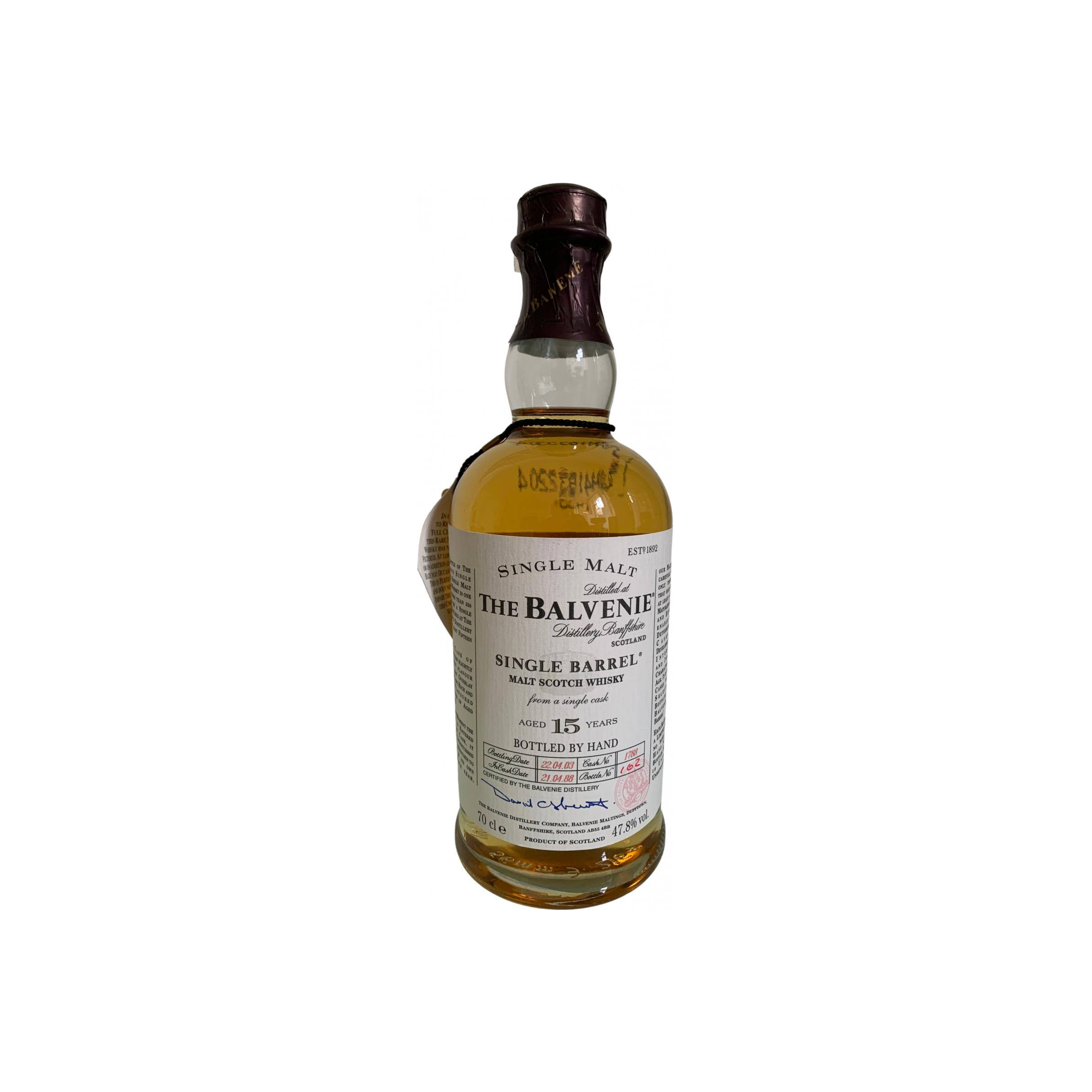The Balvenie Single Cask 1988 15 Years Single Malt Whisky