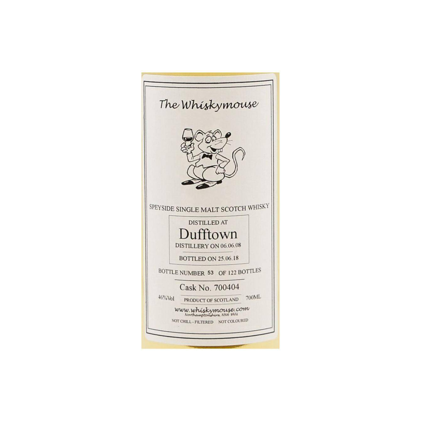 Dufftown 2008 10 Years Single Malt Whisky