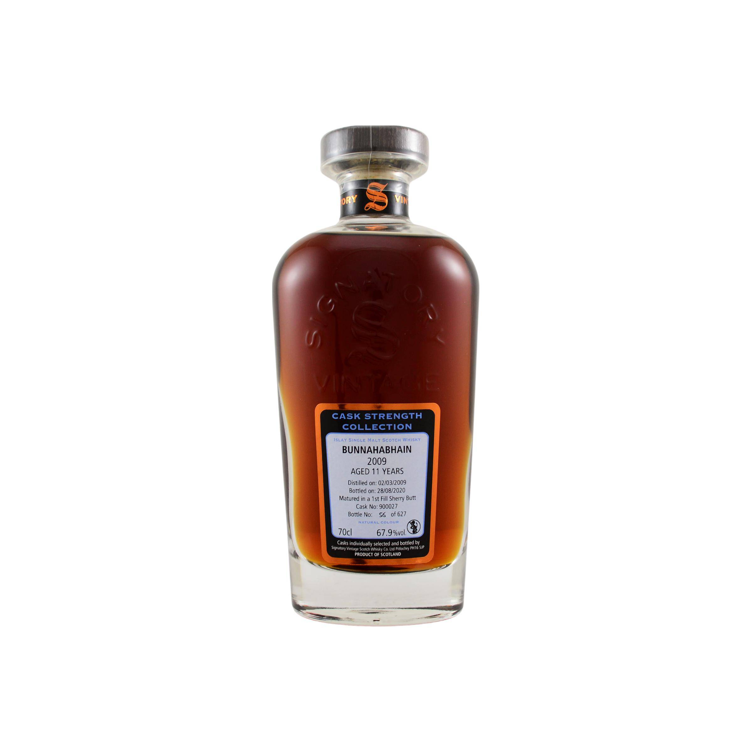 Bunnahabhain Cask Strength Collection 2009 11 Years Single Malt Whisky