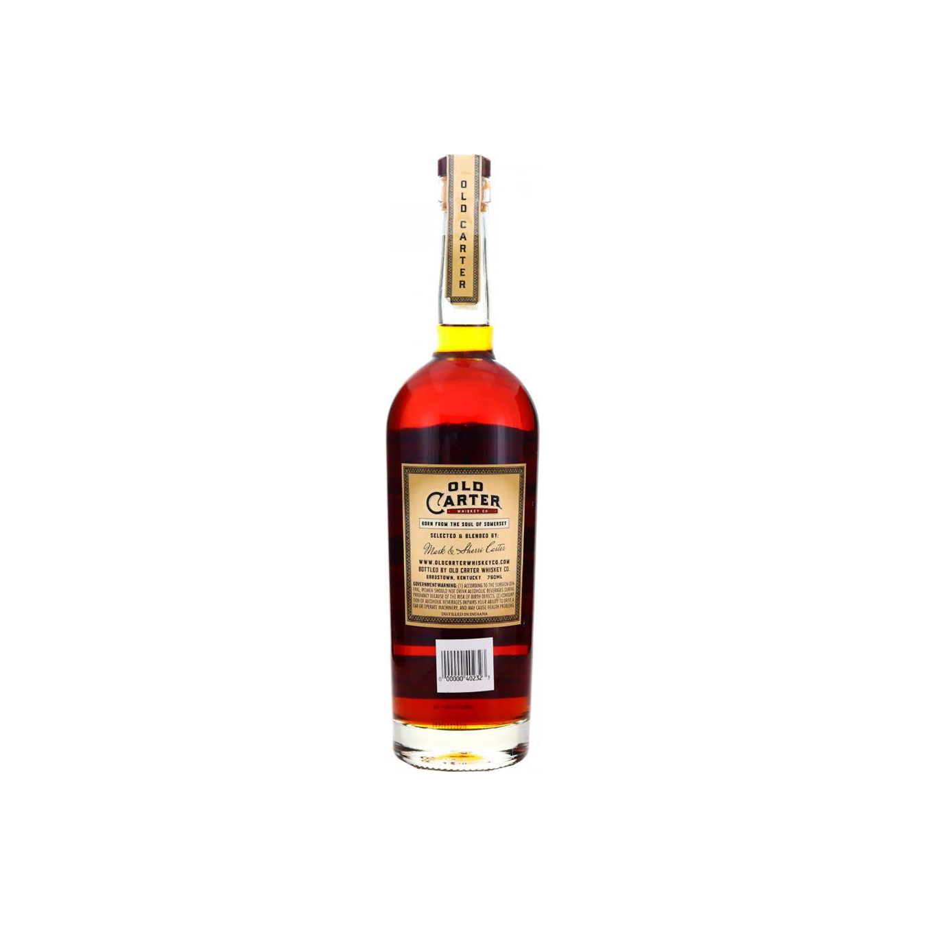 Old Carter Straight Rye Whiskey 2