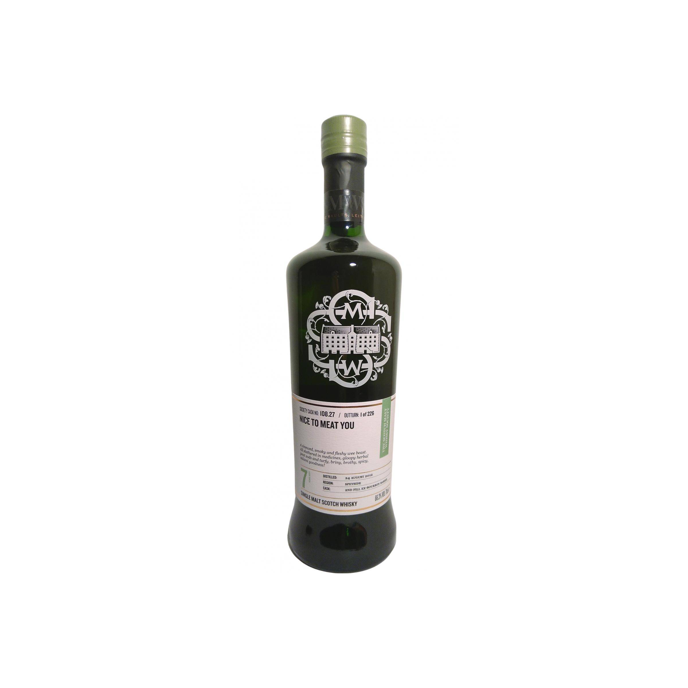 The Scotch Malt Whisky Society 2012 7 Years Single Malt Whisky