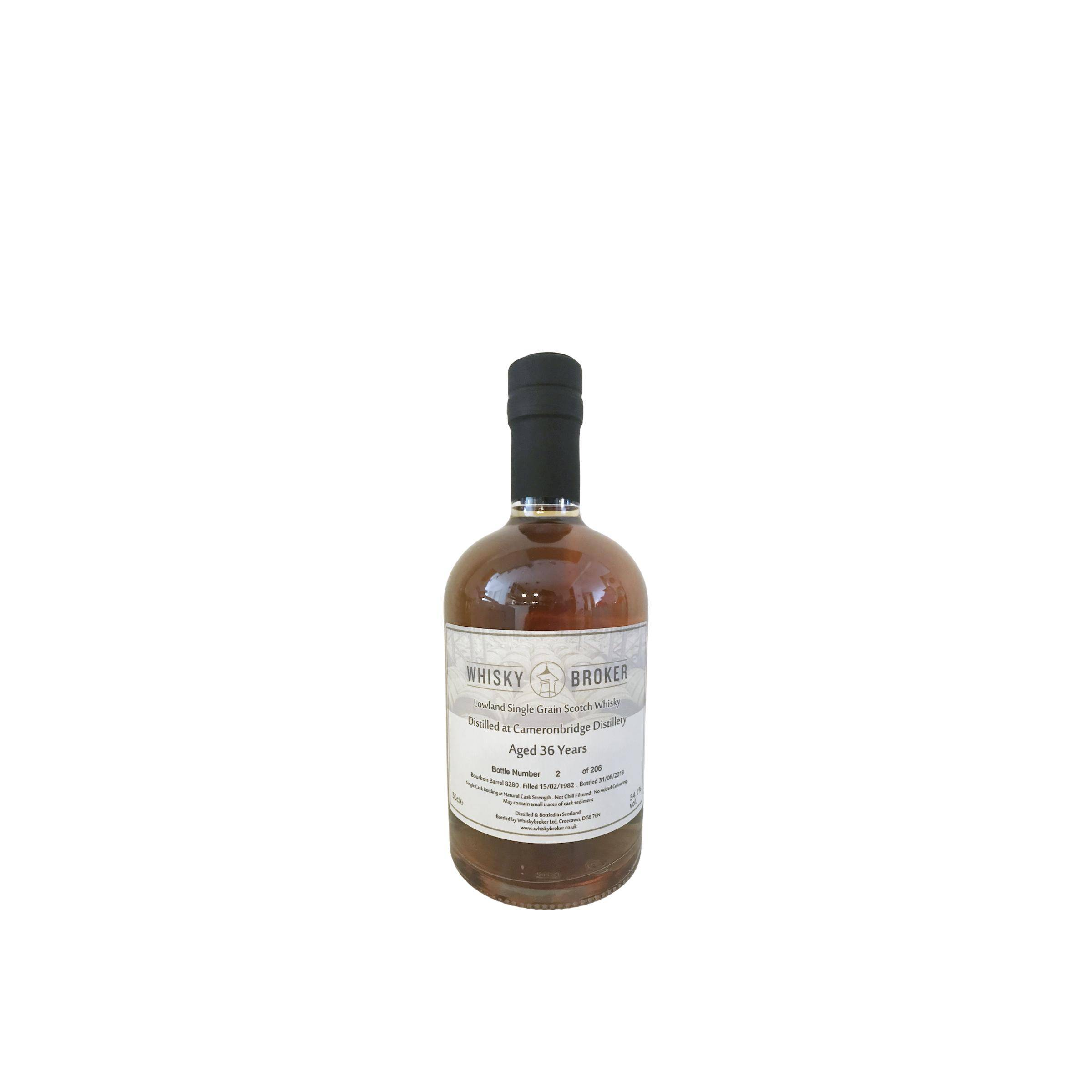 Cameronbridge 1982 36 Years Single Grain Whisky