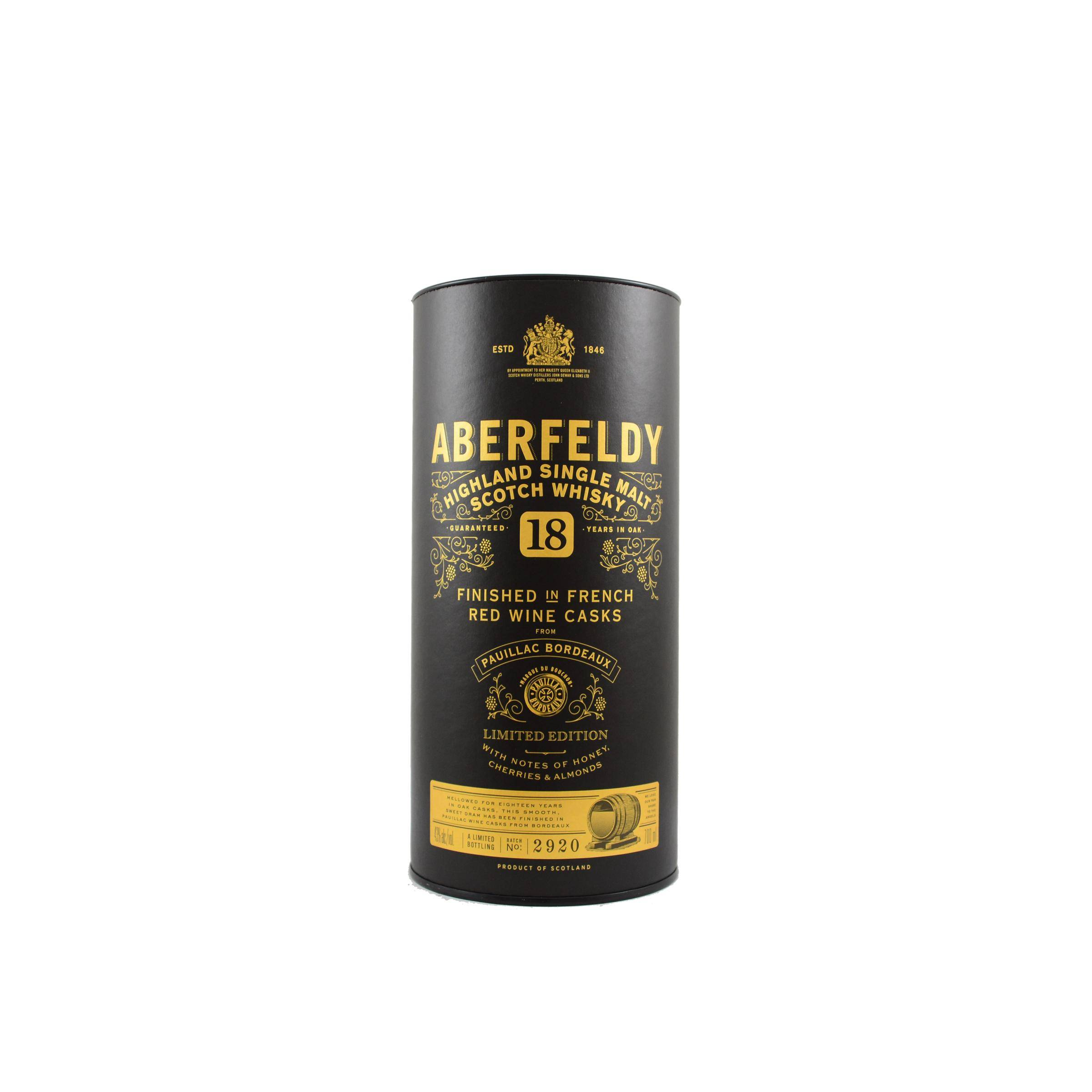 Aberfeldy 18 Years Single Malt Whisky 3