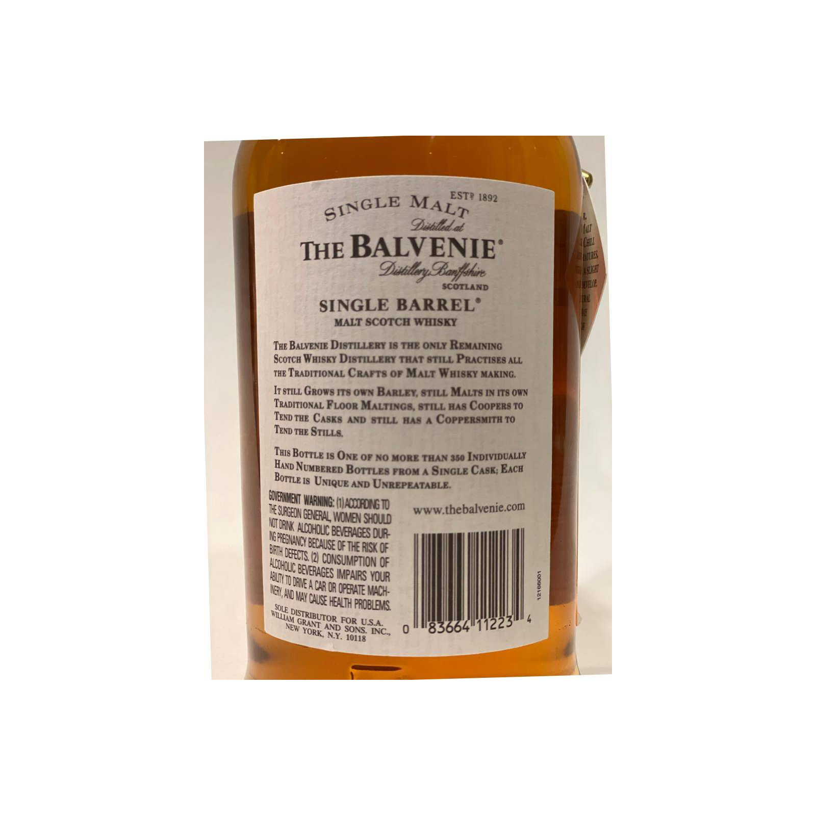 The Balvenie Single Cask 1990 15 Years Single Malt Whisky 3