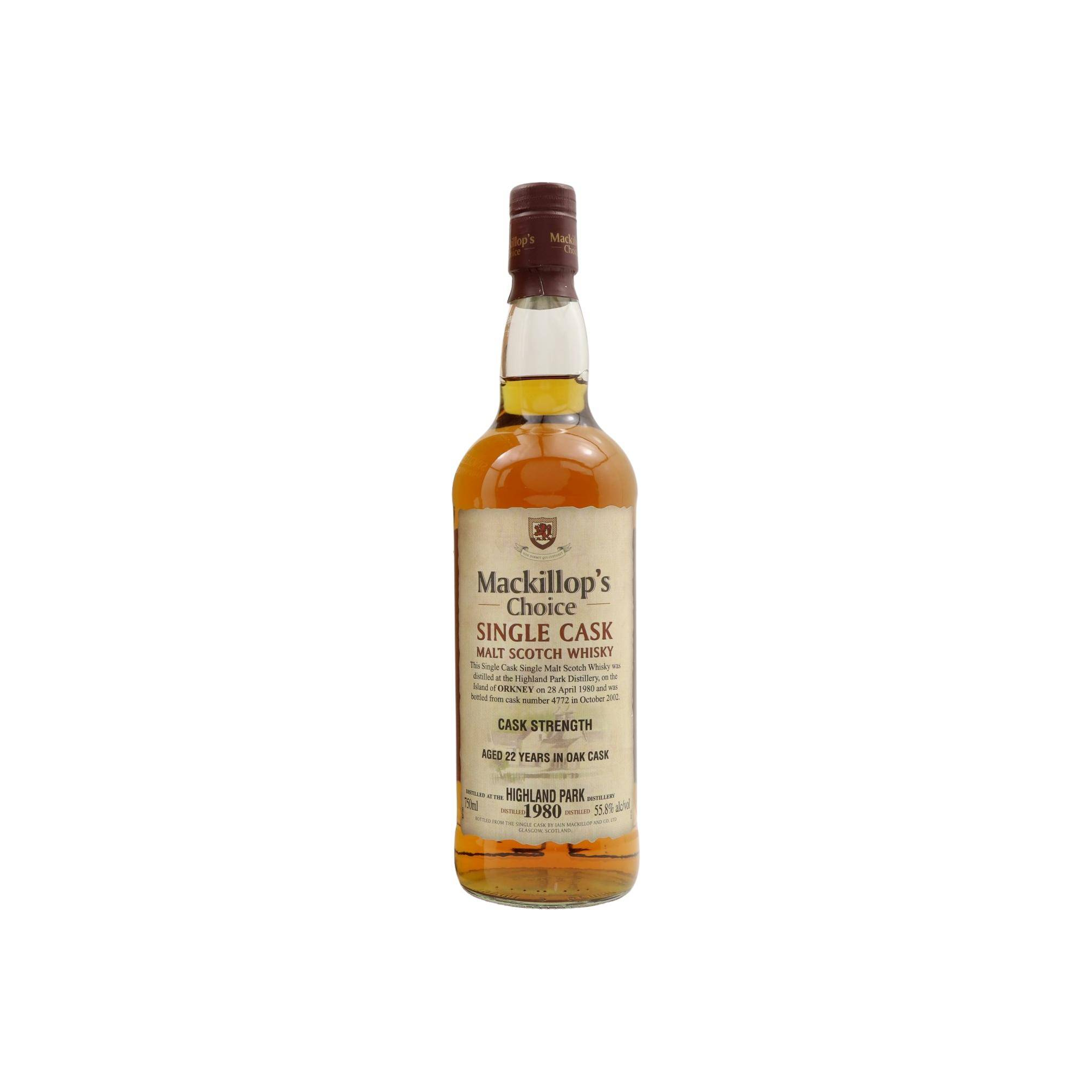 Highland Park Single Cask 1980 22 Years Single Malt Whisky